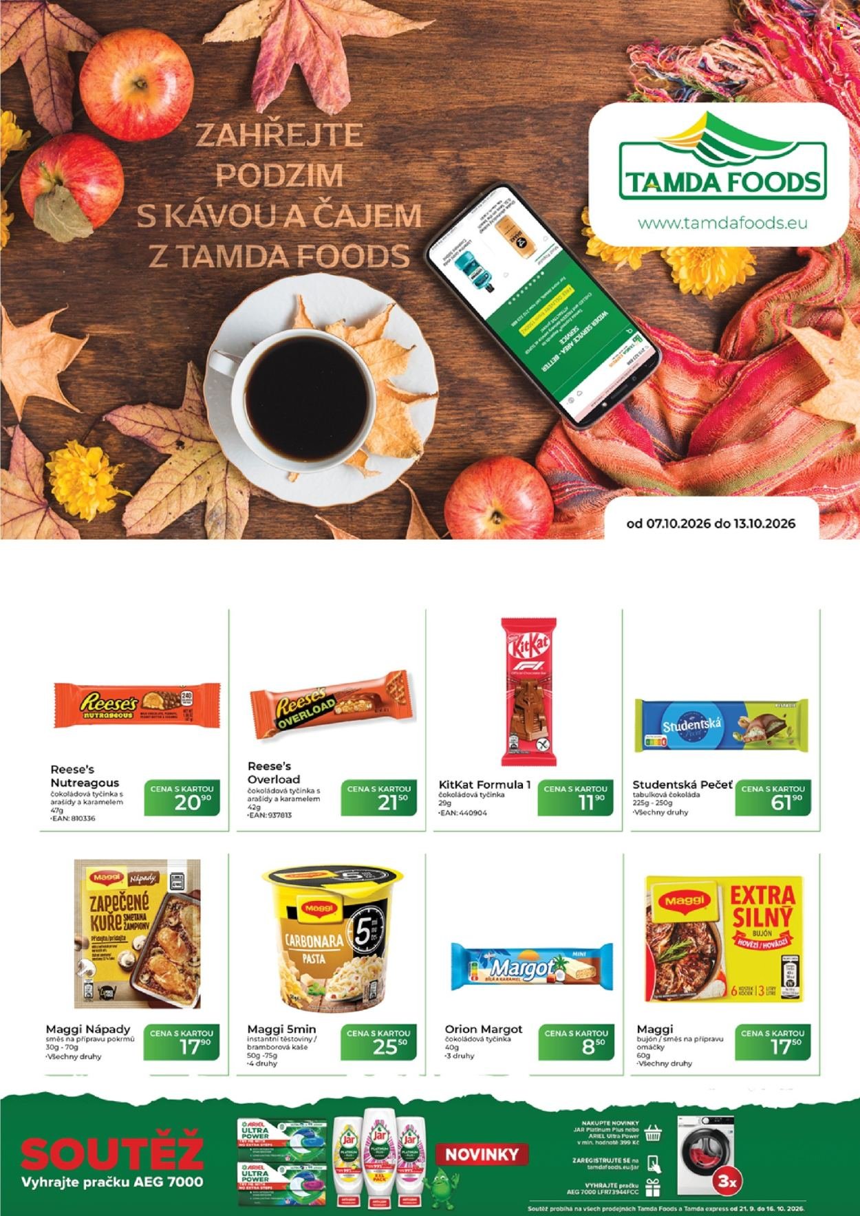 TAMDA FOODS leták - Od středy 7.10.2026