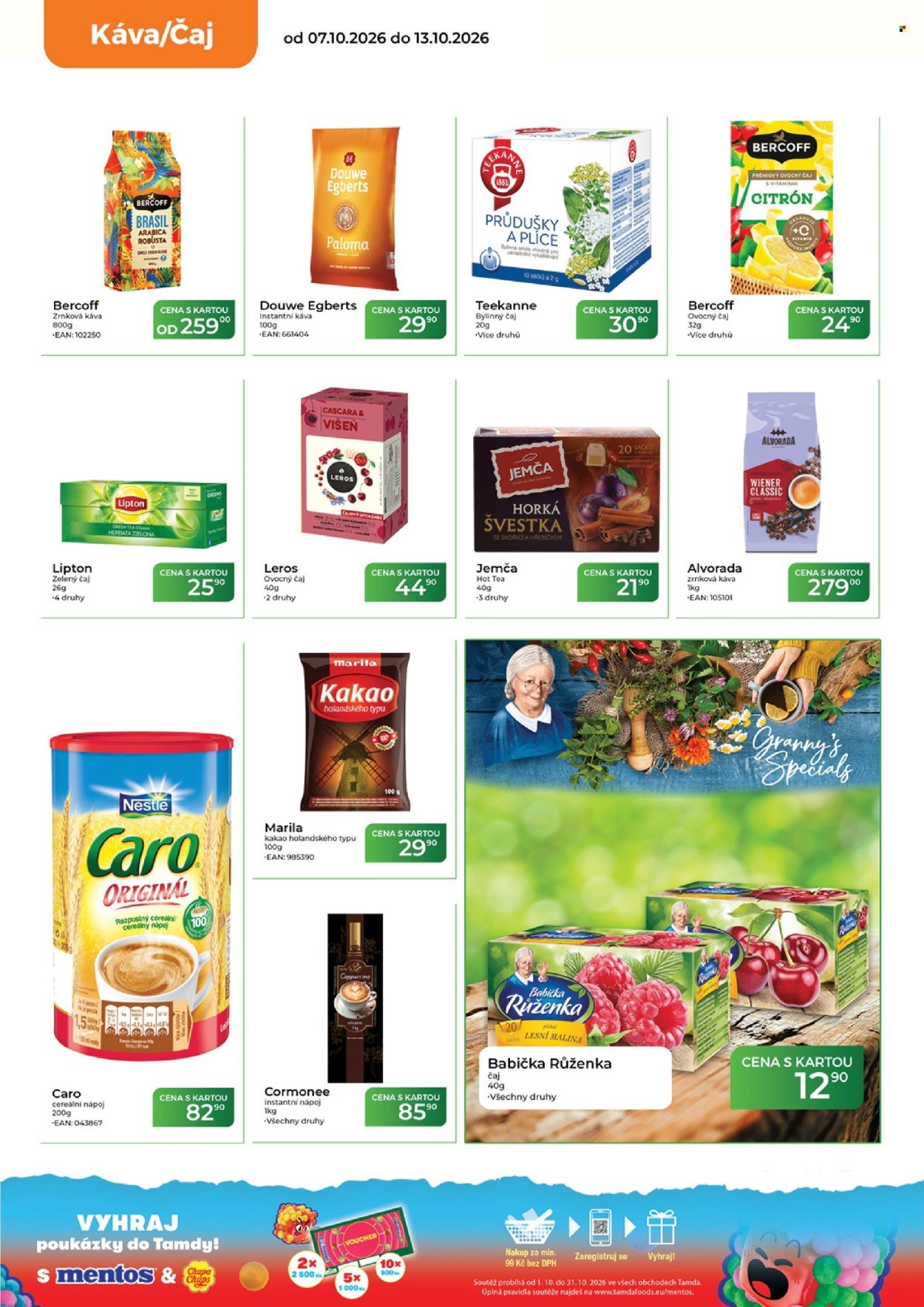 TAMDA FOODS leták - Od středy 7.10.2026