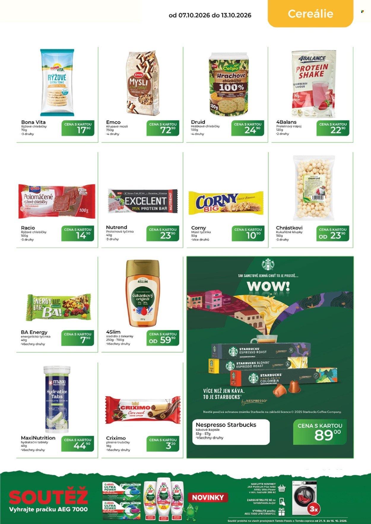 TAMDA FOODS leták - Od středy 7.10.2026