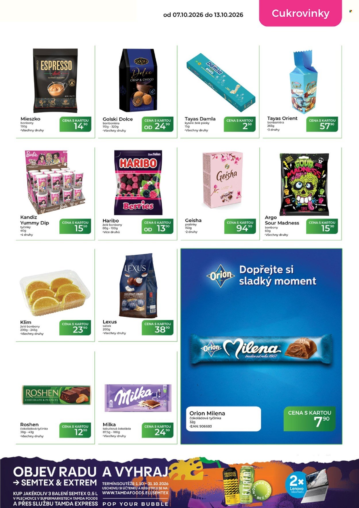 TAMDA FOODS leták - Od středy 7.10.2026