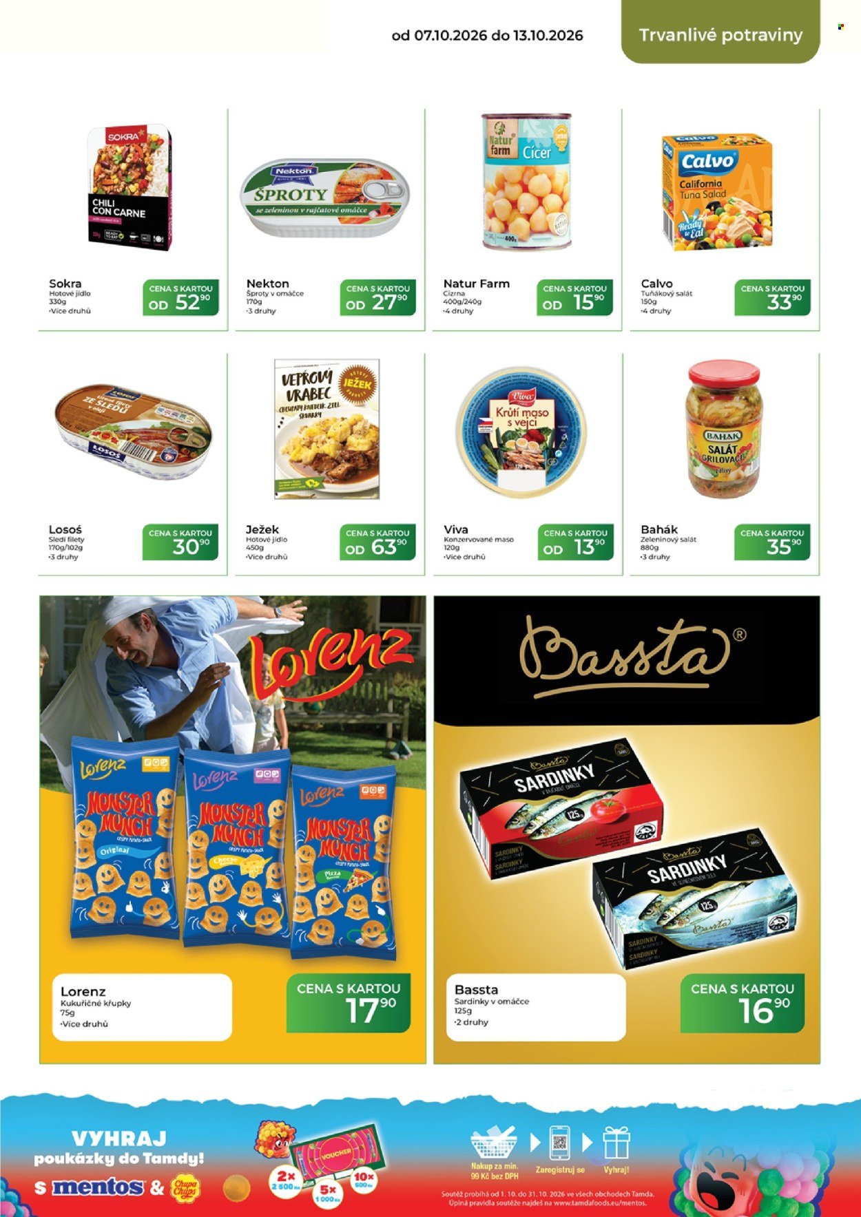 TAMDA FOODS leták - Od středy 7.10.2026