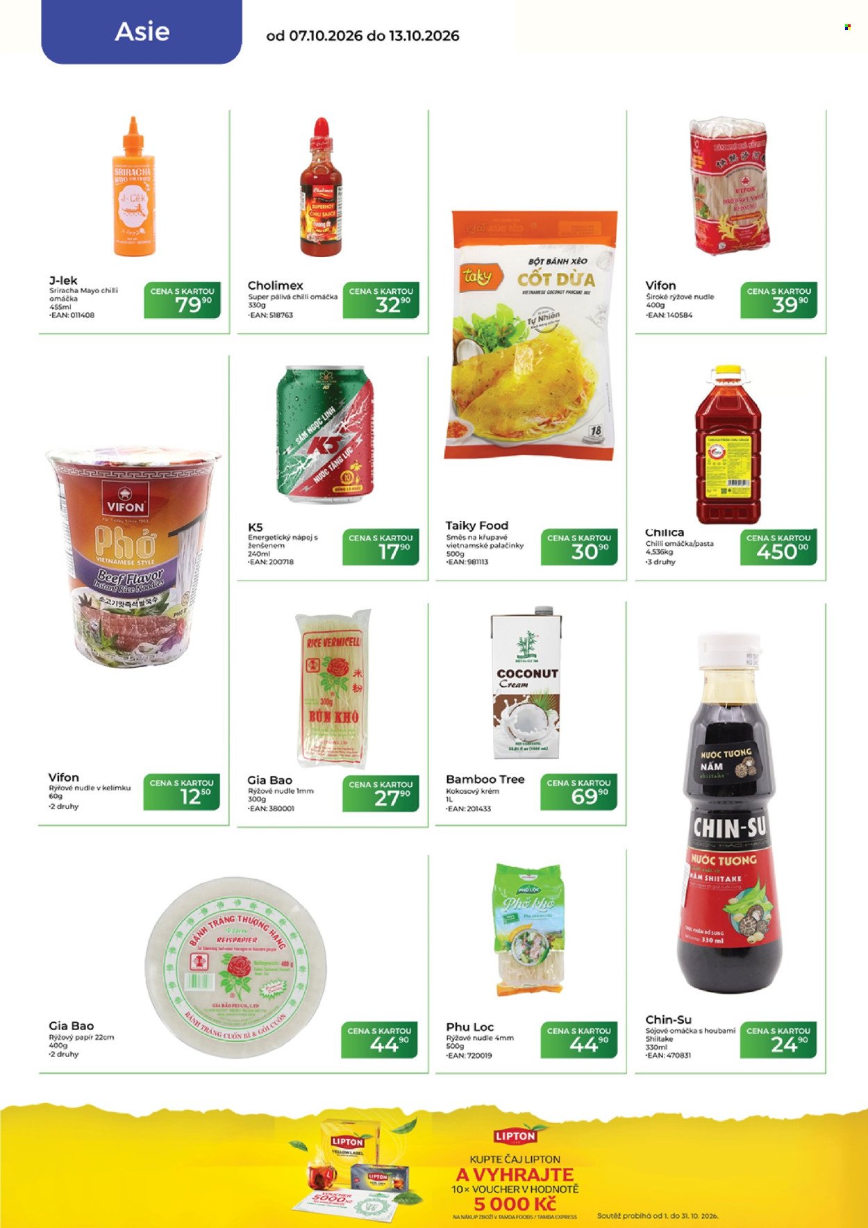 TAMDA FOODS leták - Od středy 7.10.2026