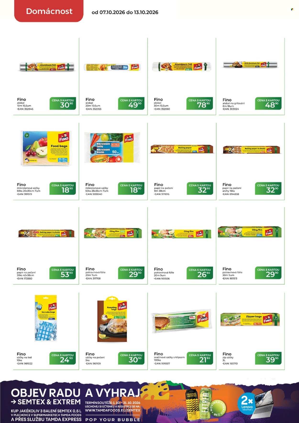 TAMDA FOODS leták - Od středy 7.10.2026