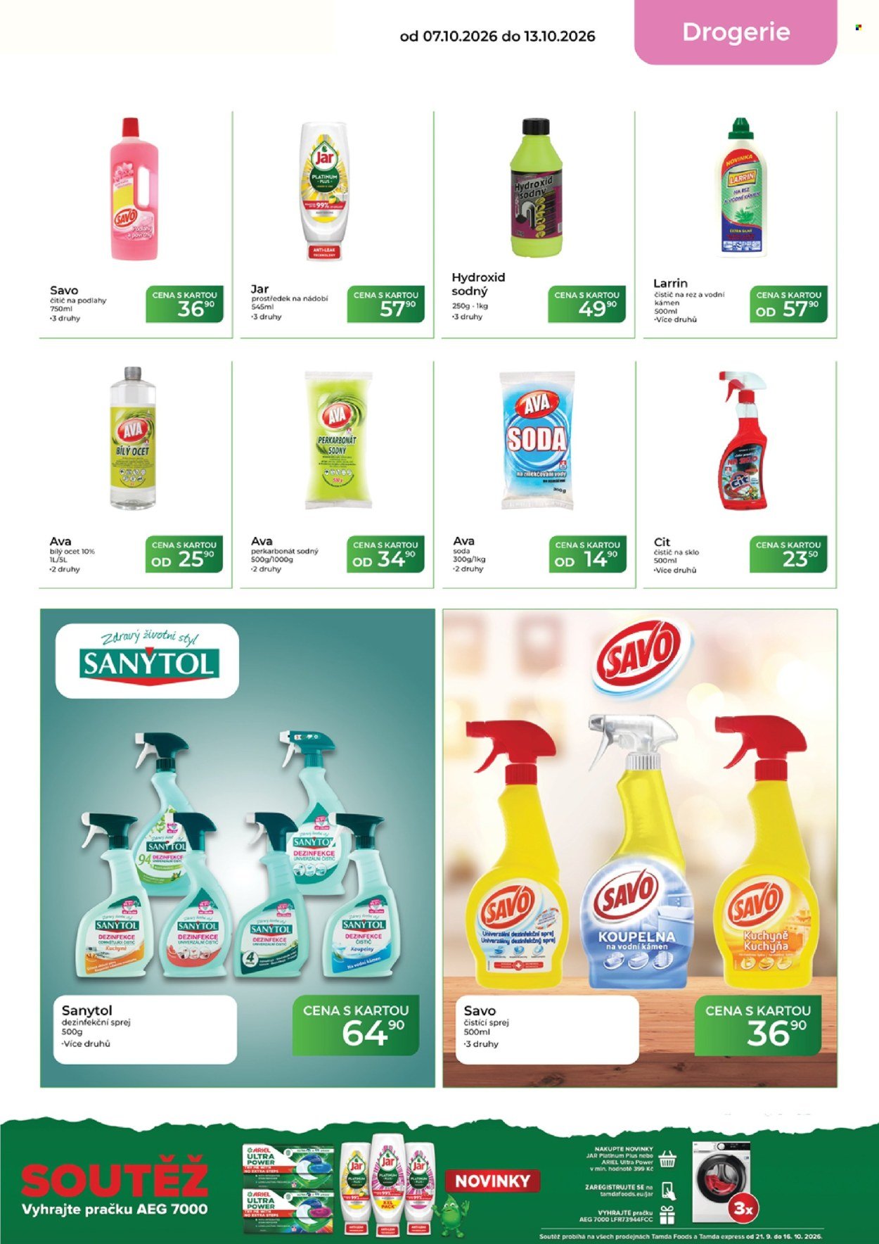 TAMDA FOODS leták - Od středy 7.10.2026