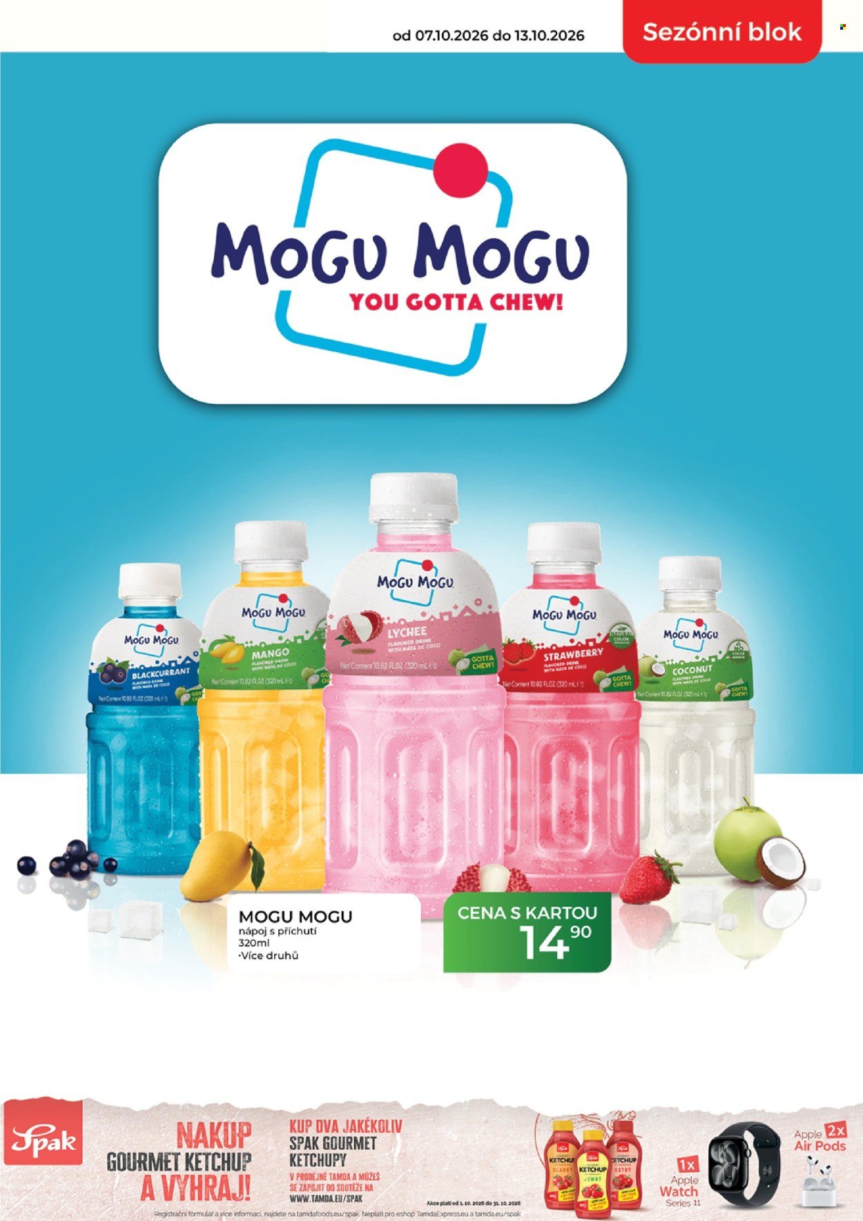 TAMDA FOODS leták - Od středy 7.10.2026