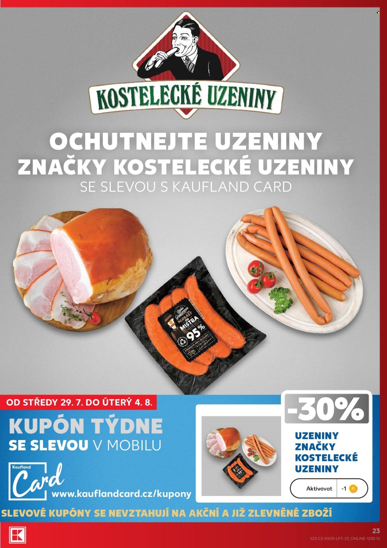 KAUFLAND leták - Od středy 29.7.2026