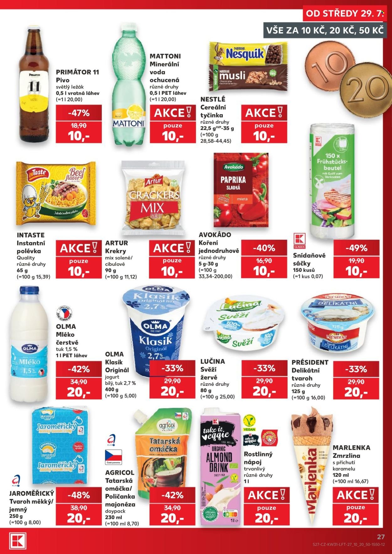 KAUFLAND leták - Od středy 29.7.2026