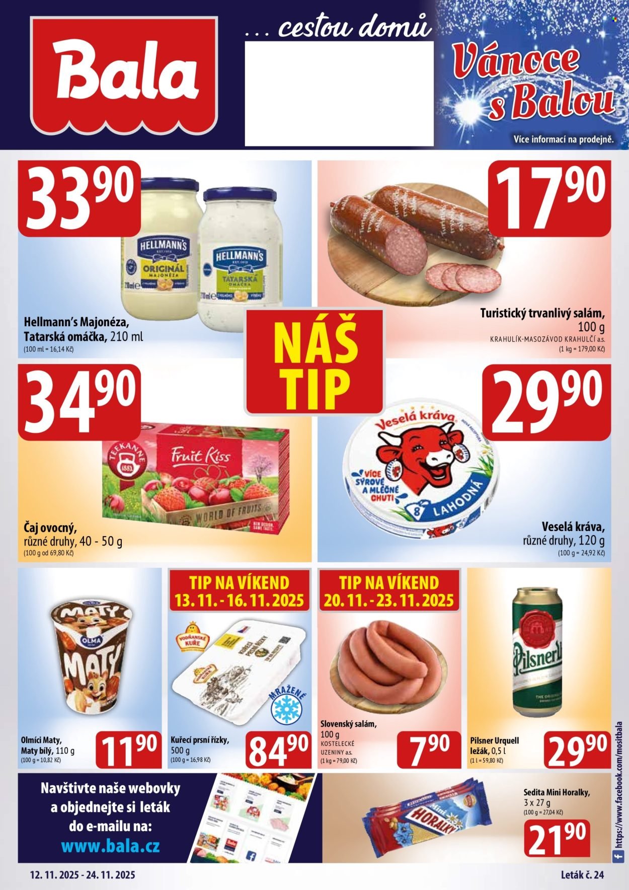 BALA leták - Velký leták + (2025-11-12 - 2025-11-24)