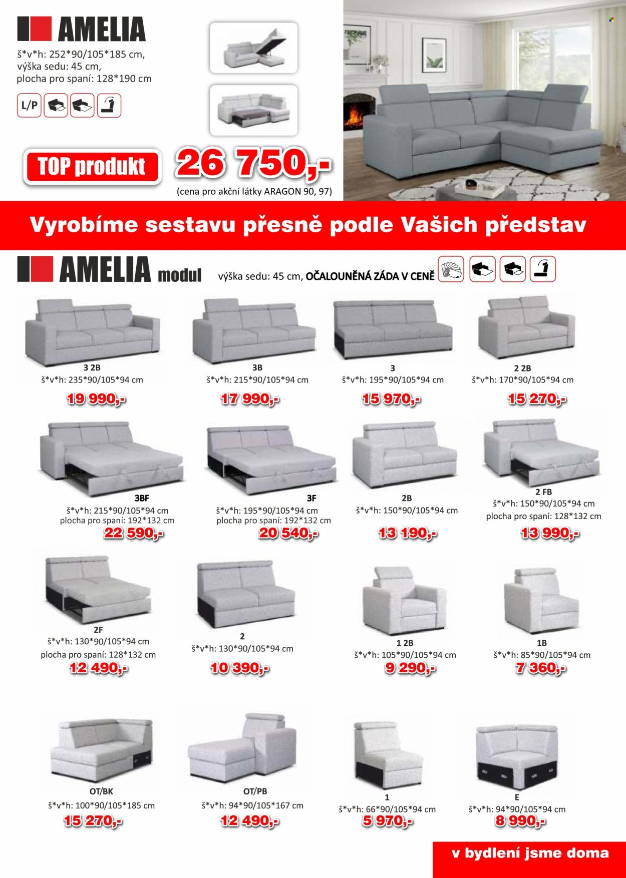 NÁBYTEK JAMALL leták - Od úterý 7.4.2026 (2026-04-07 - 2026-06-30)