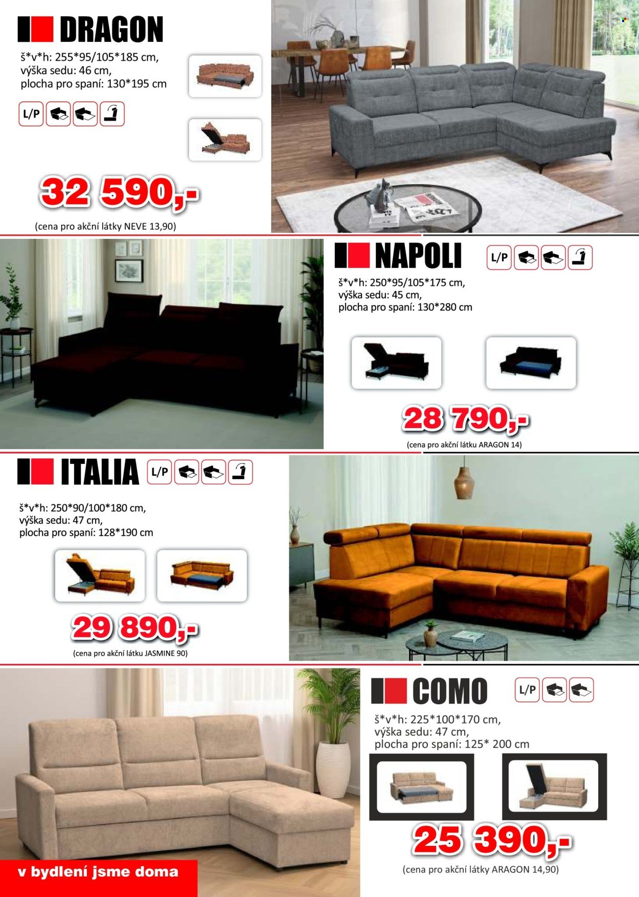 NÁBYTEK JAMALL leták - Od úterý 7.4.2026 (2026-04-07 - 2026-06-30)