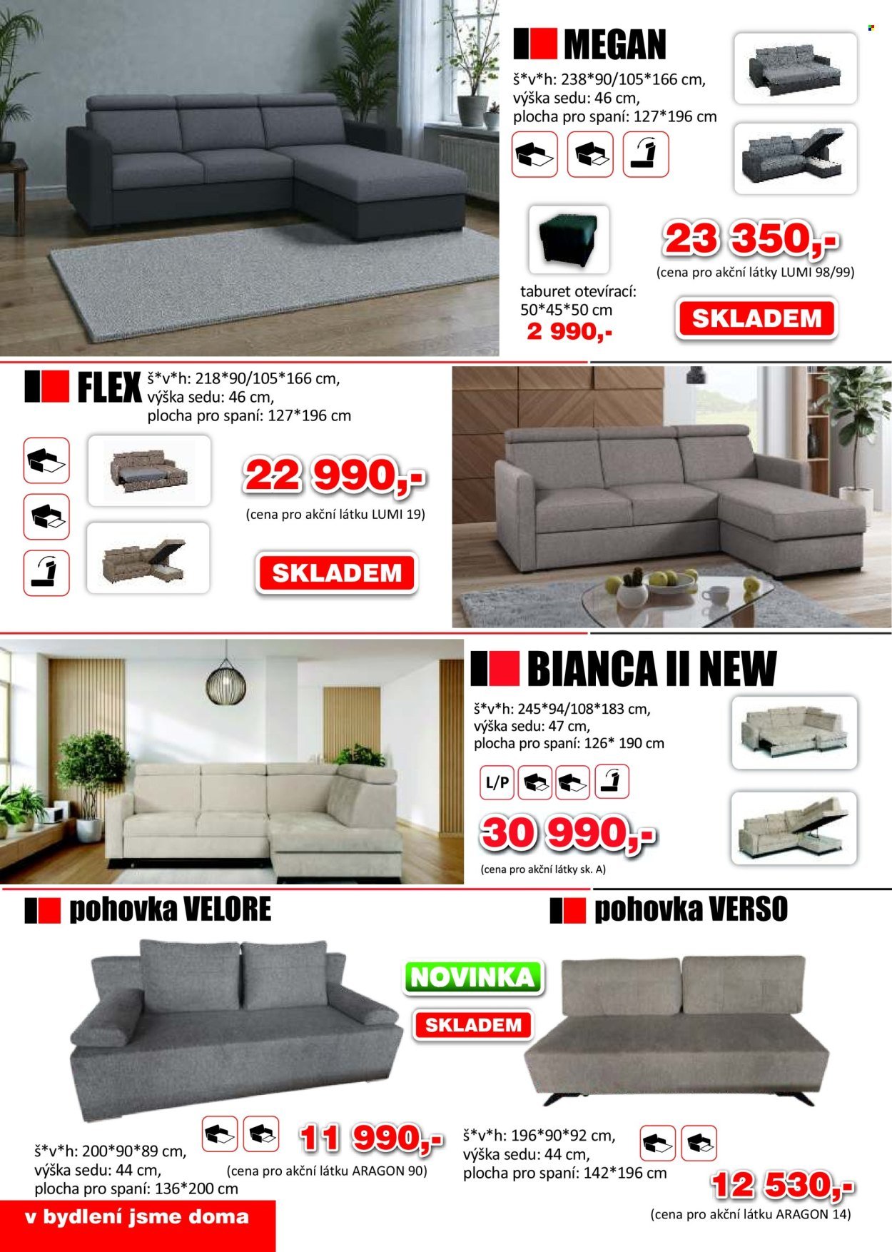 NÁBYTEK JAMALL leták - Od úterý 7.4.2026 (2026-04-07 - 2026-06-30)