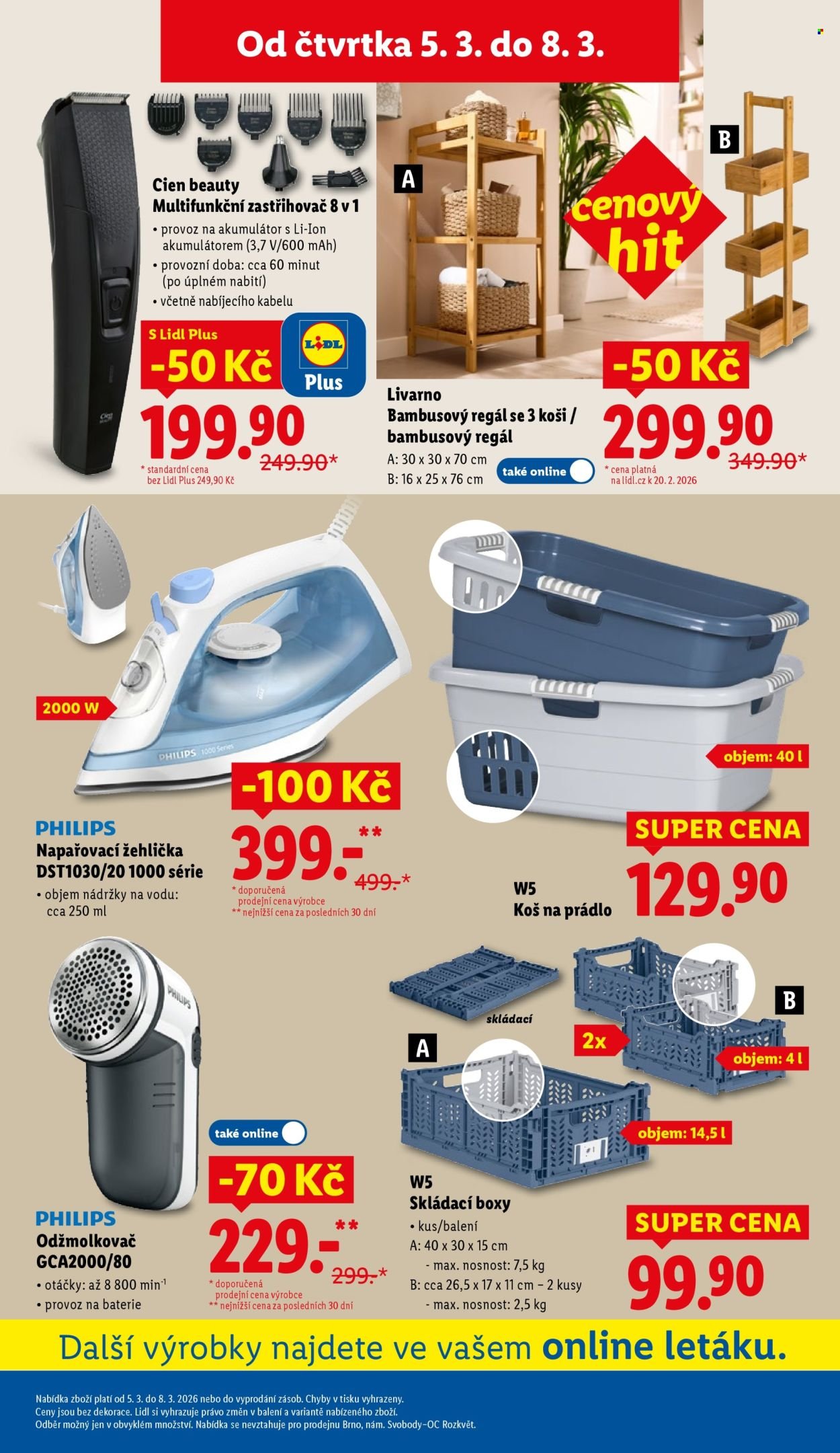 LIDL leták - Spotřební zboží (2026-03-02 - 2026-03-08)