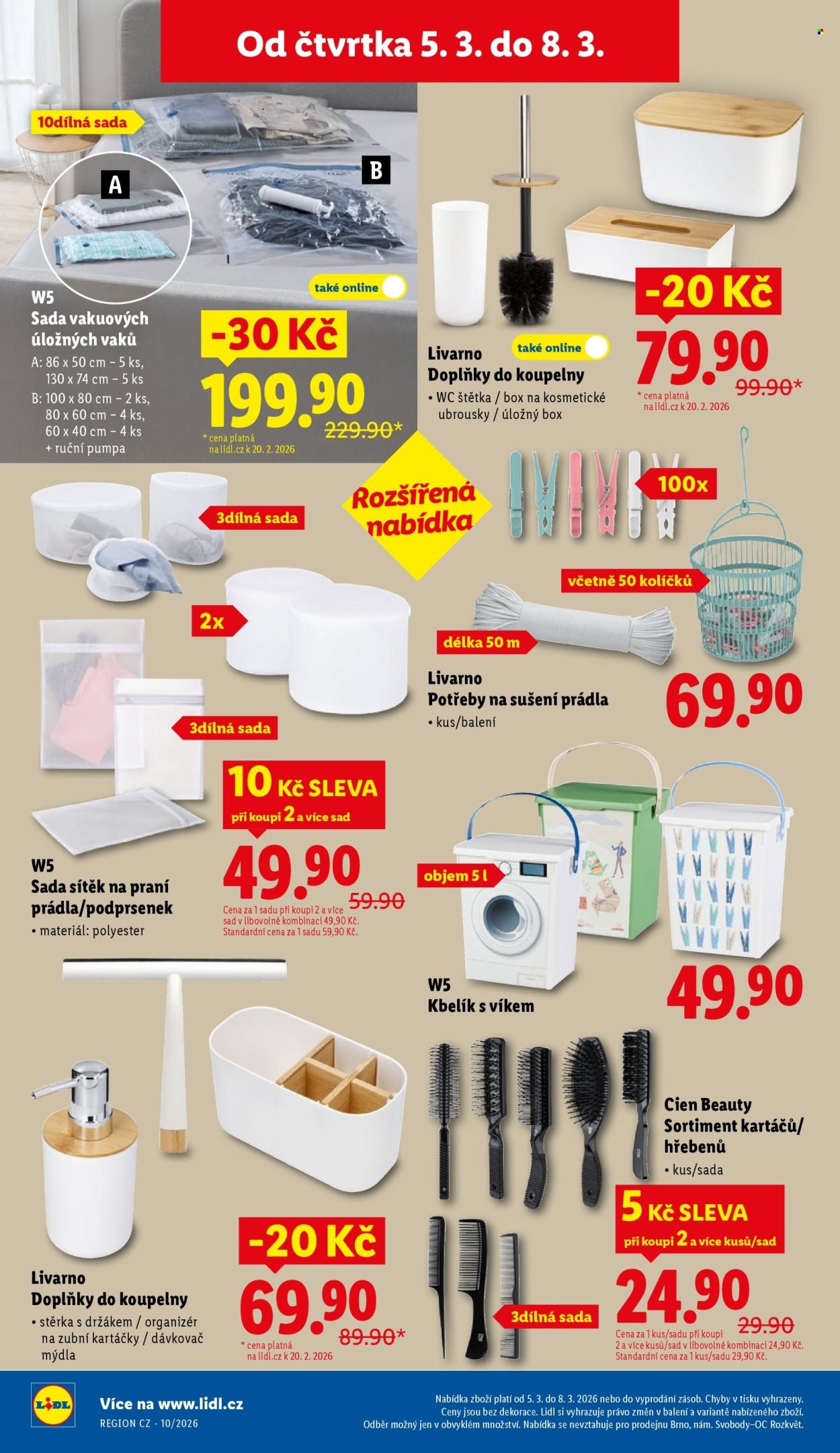 LIDL leták - Spotřební zboží (2026-03-02 - 2026-03-08)