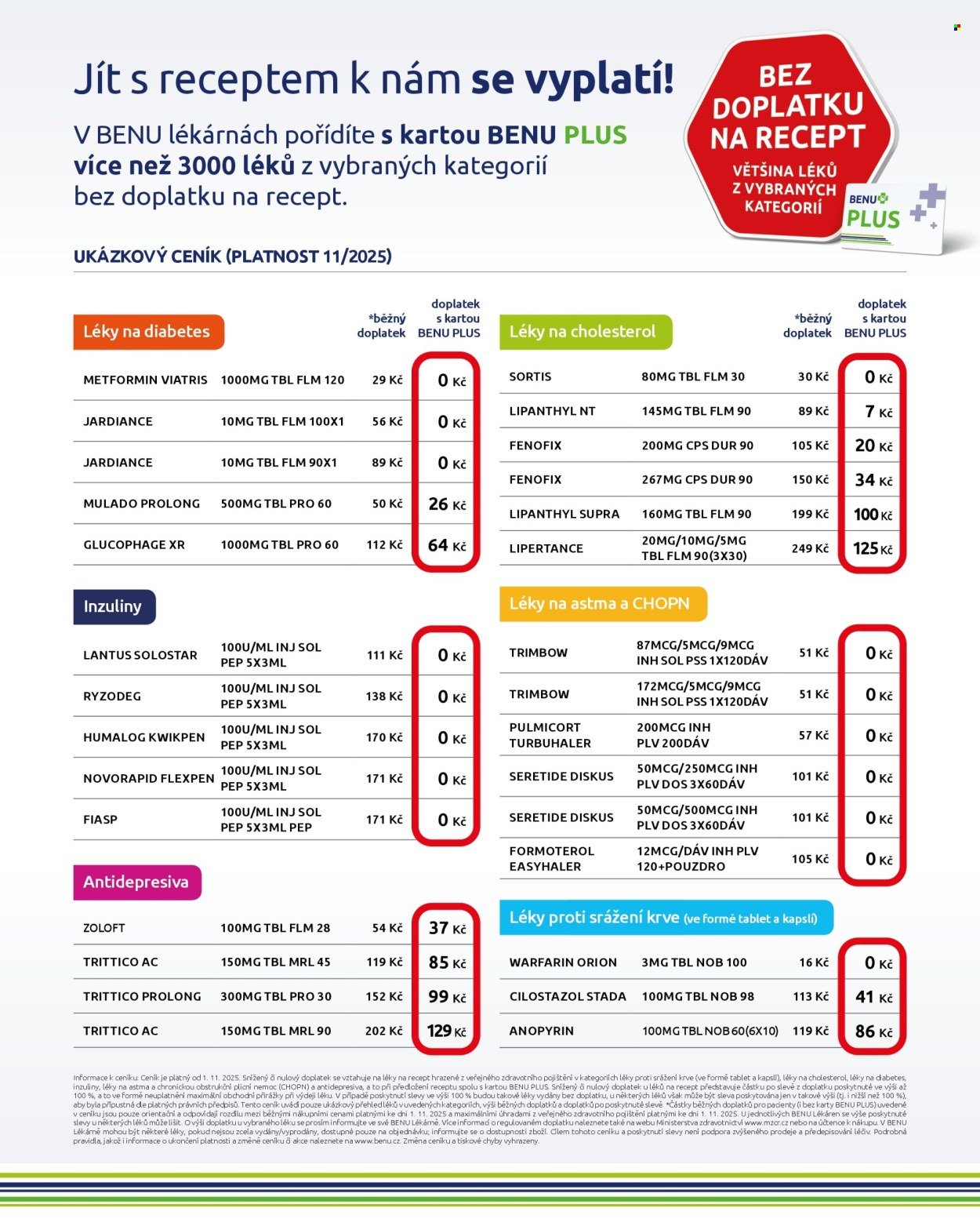 BENU LÉKÁRNA leták - Akční leták (2025-12-01 - 2025-12-31)