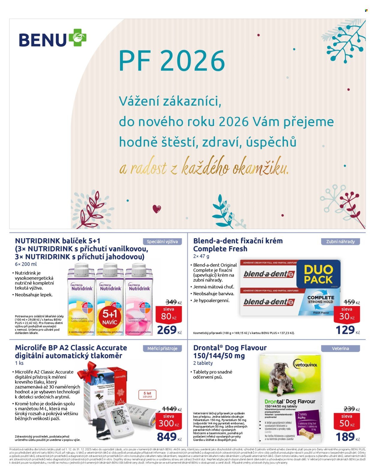 BENU LÉKÁRNA leták - Akční leták (2025-12-01 - 2025-12-31)