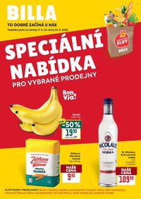 BILLA leták - Speciální nabídka: vybrané prodejny