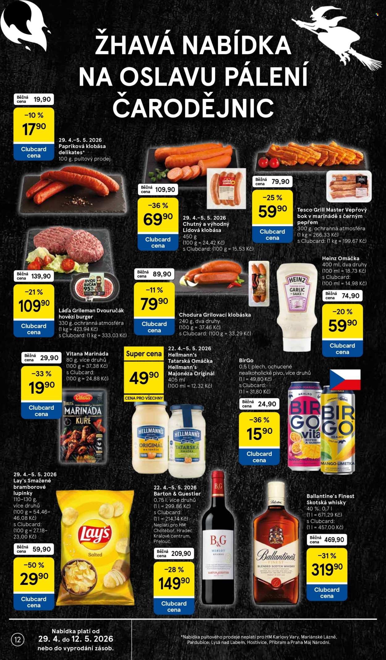 TESCO leták - Grilování, které rozpálí všechny smysly (2026-04-29 - 2026-05-05)