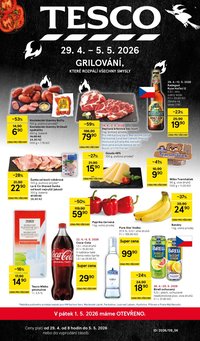 TESCO leták - Grilování, které rozpálí všechny smysly (2026-04-29 - 2026-05-05)