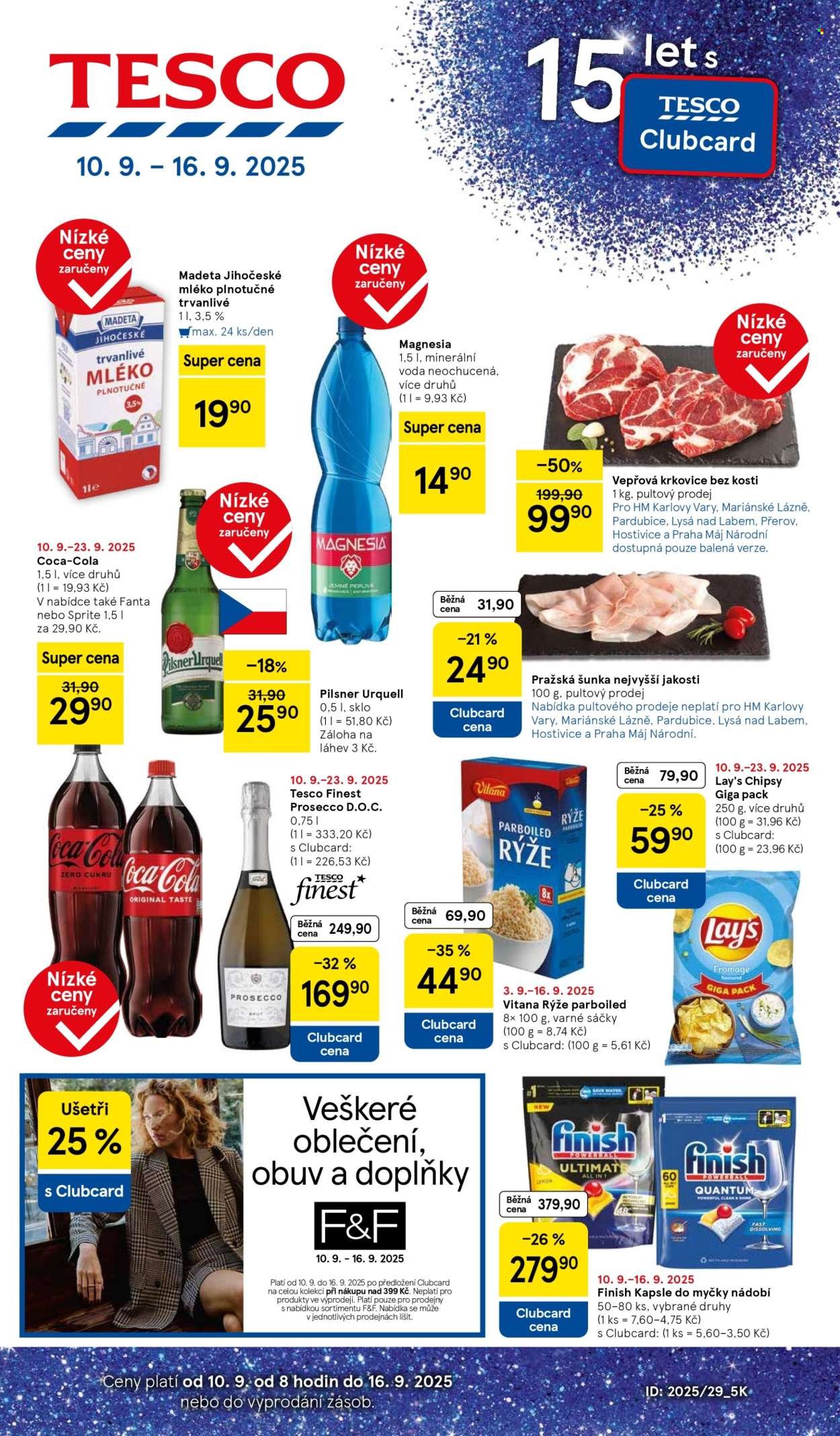 TESCO leták - 15 let s Clubcard (2025-09-10 - 2025-09-16)