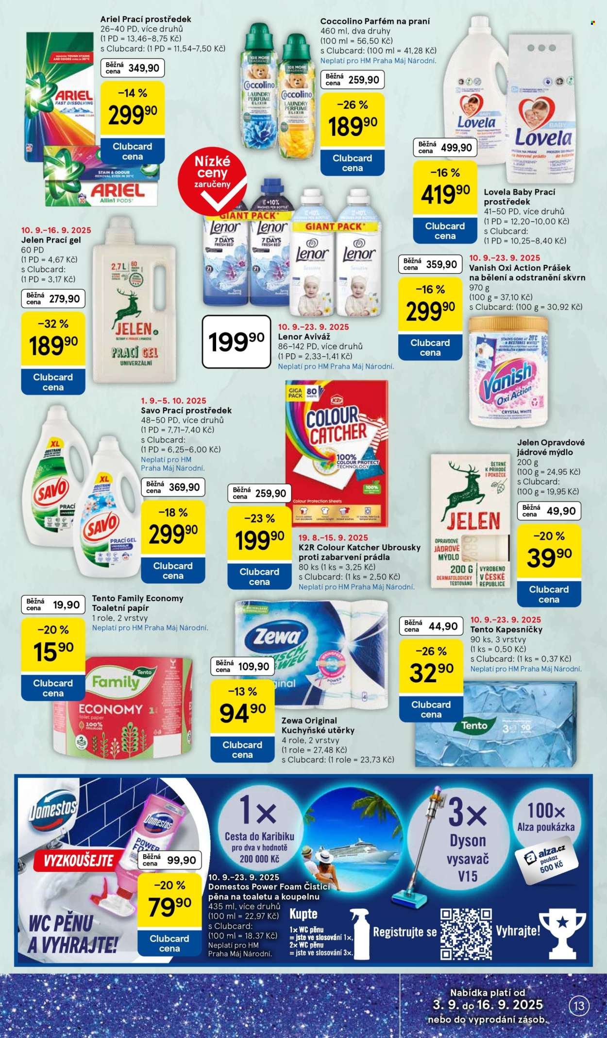TESCO leták - 15 let s Clubcard (2025-09-10 - 2025-09-16)