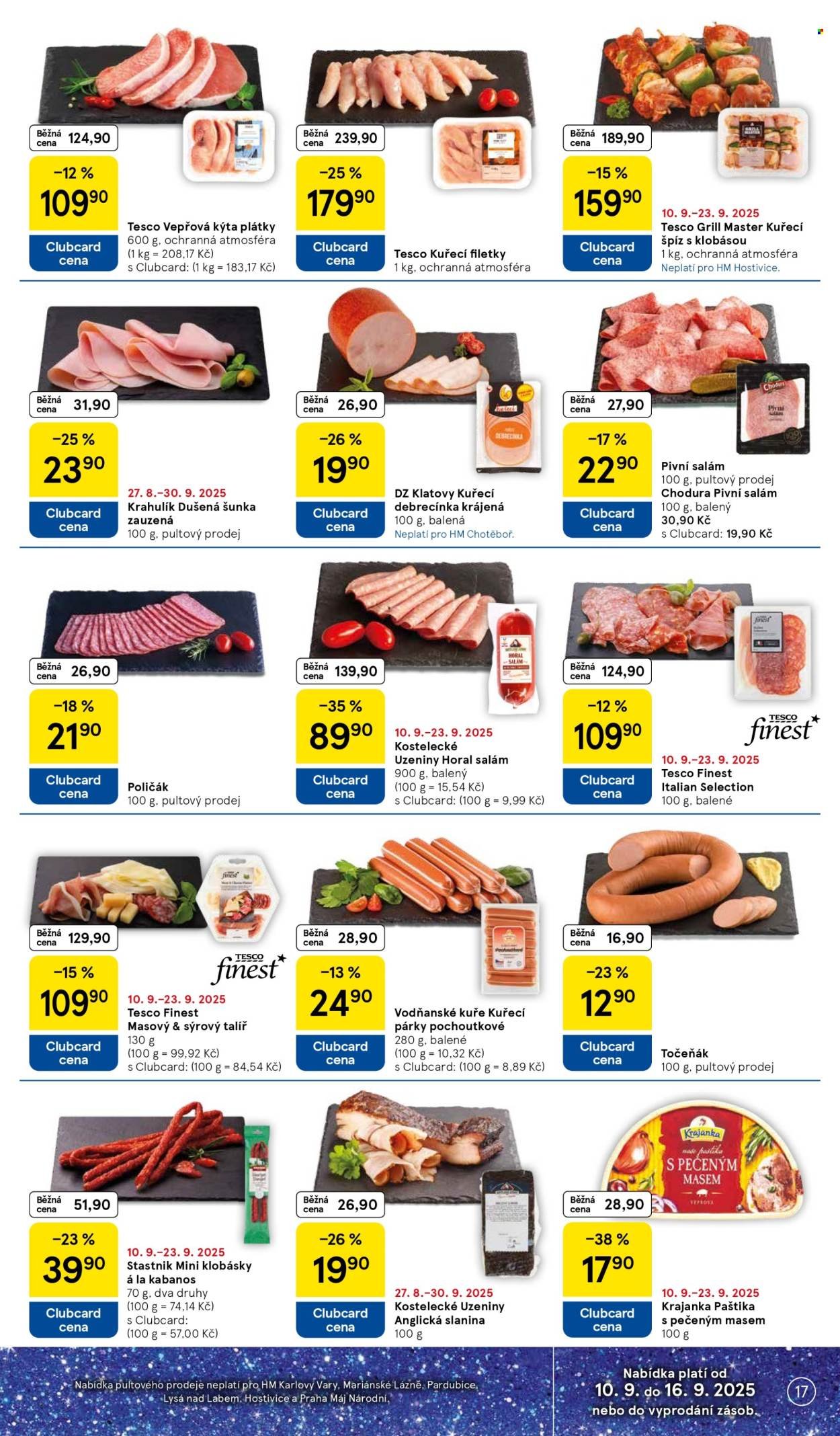 TESCO leták - 15 let s Clubcard (2025-09-10 - 2025-09-16)