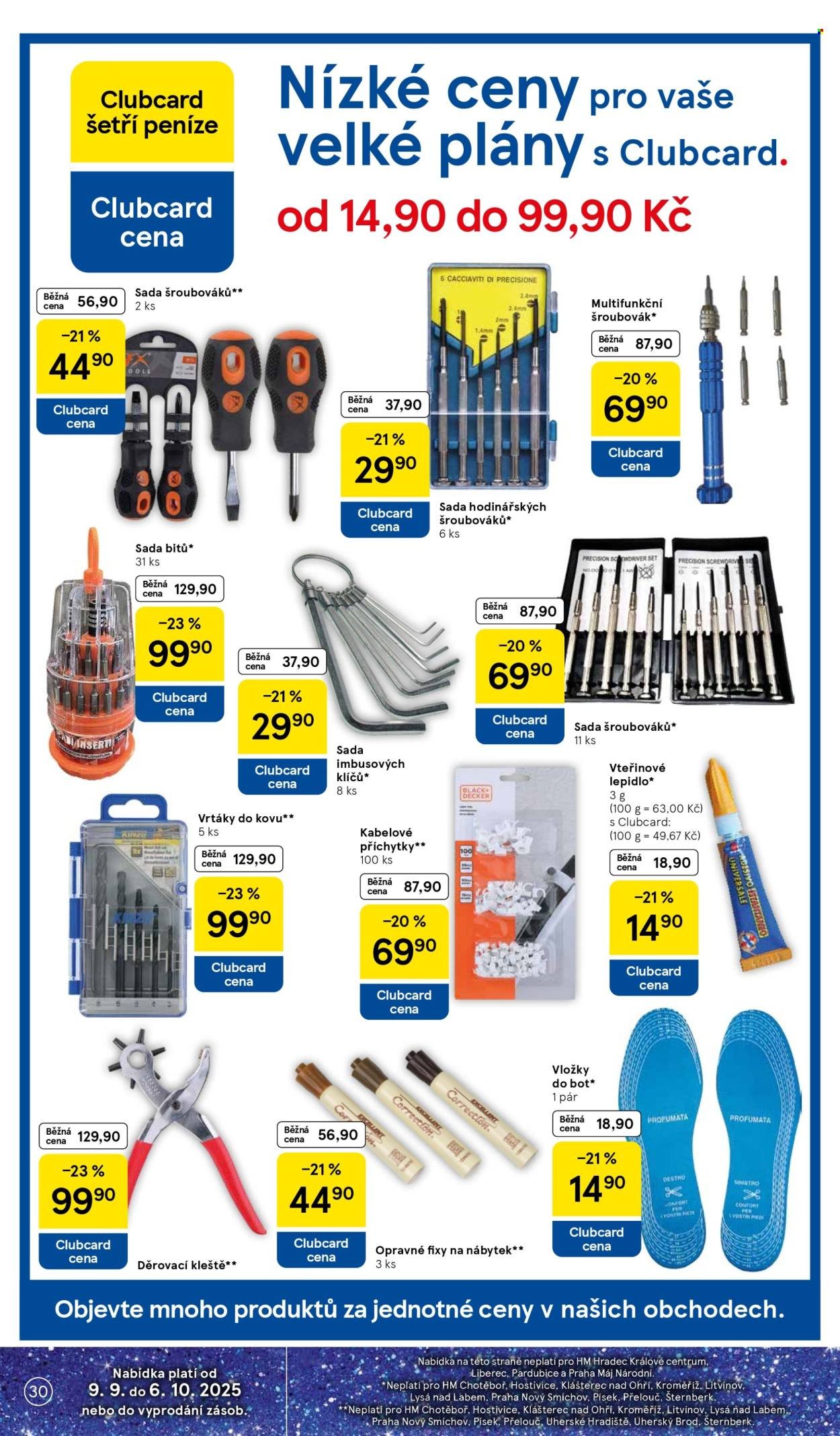 TESCO leták - 15 let s Clubcard (2025-09-10 - 2025-09-16)