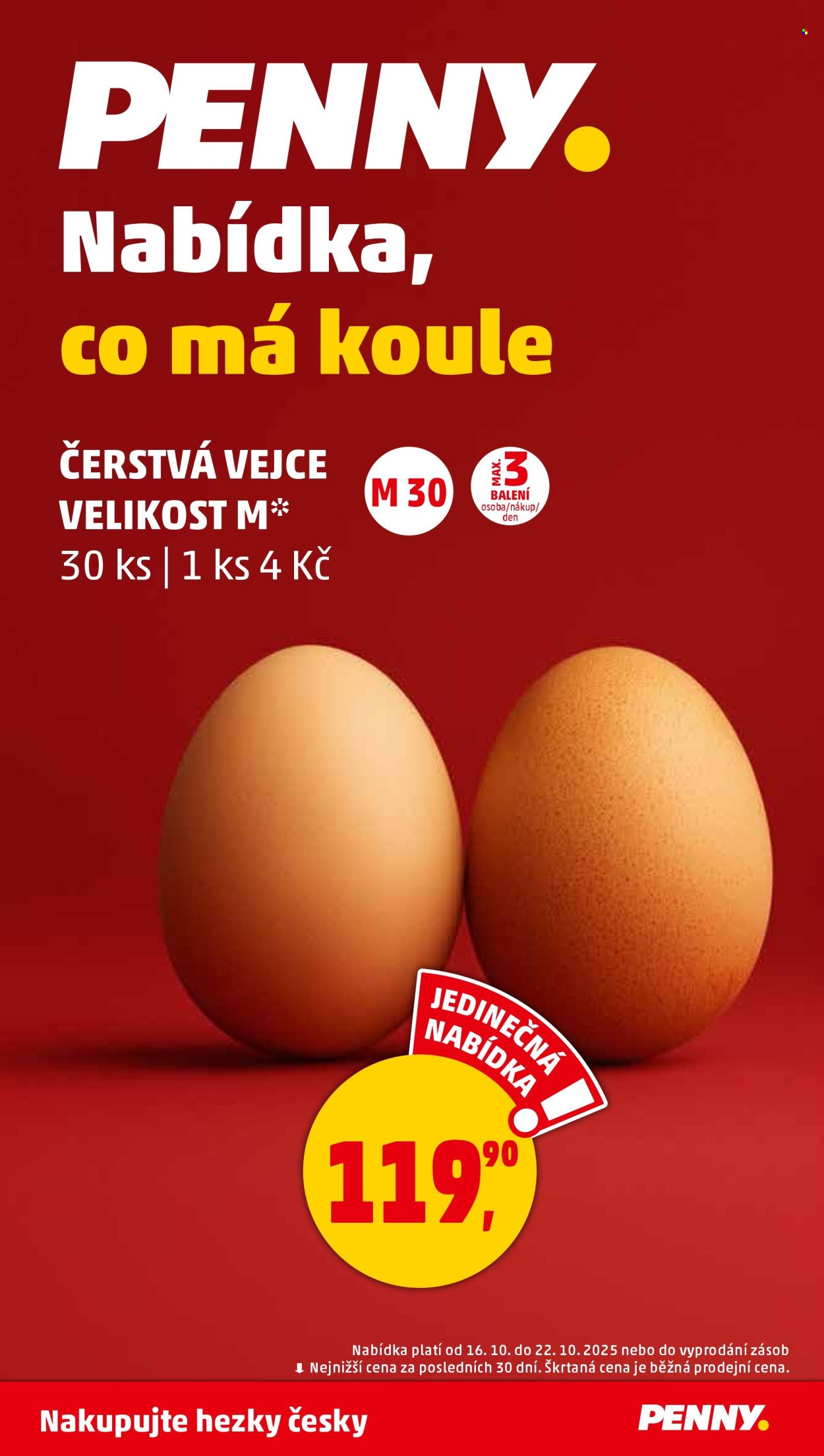 PENNY leták - Nakupujte hezky česky (2025-10-16 - 2025-10-22)
