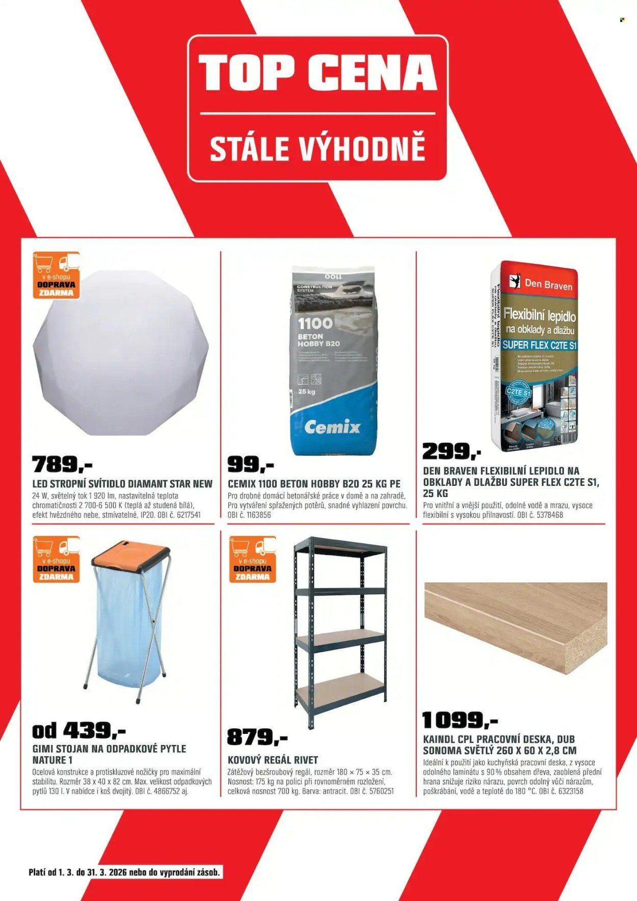 OBI leták - Bobří síla v akci (2026-03-01 - 2026-03-31)