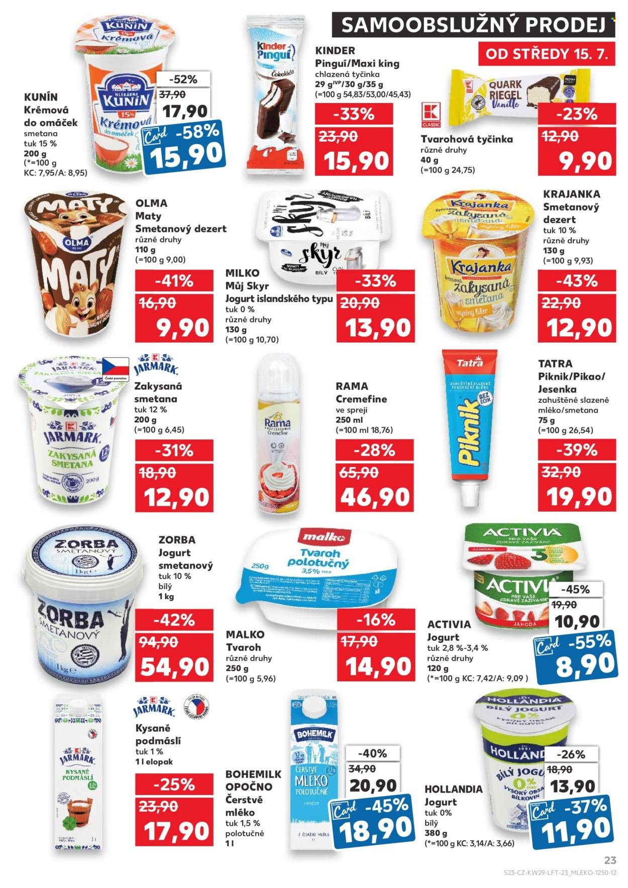 KAUFLAND leták - Od středy 15.7.2026