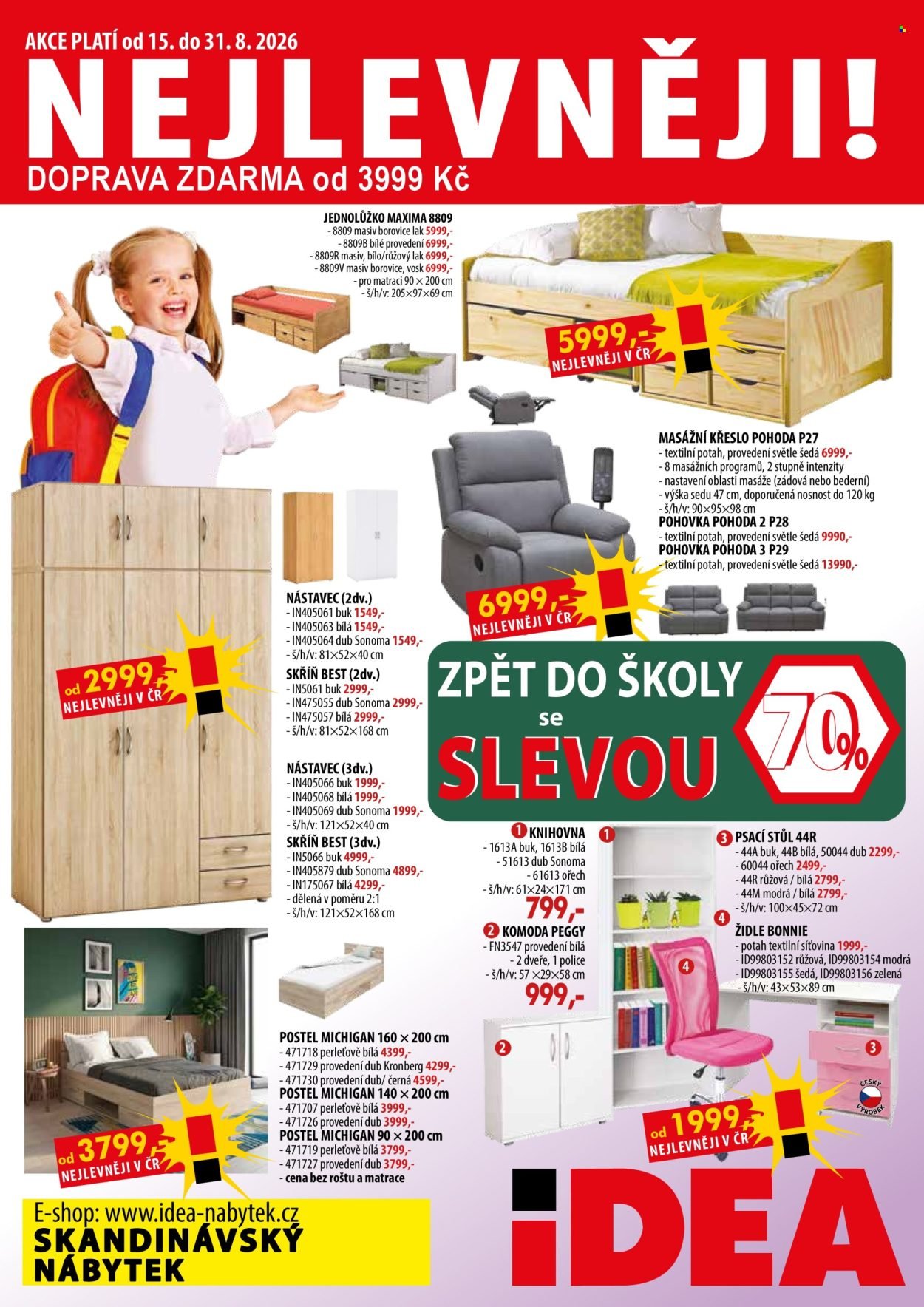 IDEA NÁBYTEK leták - Od soboty 15.8.2026