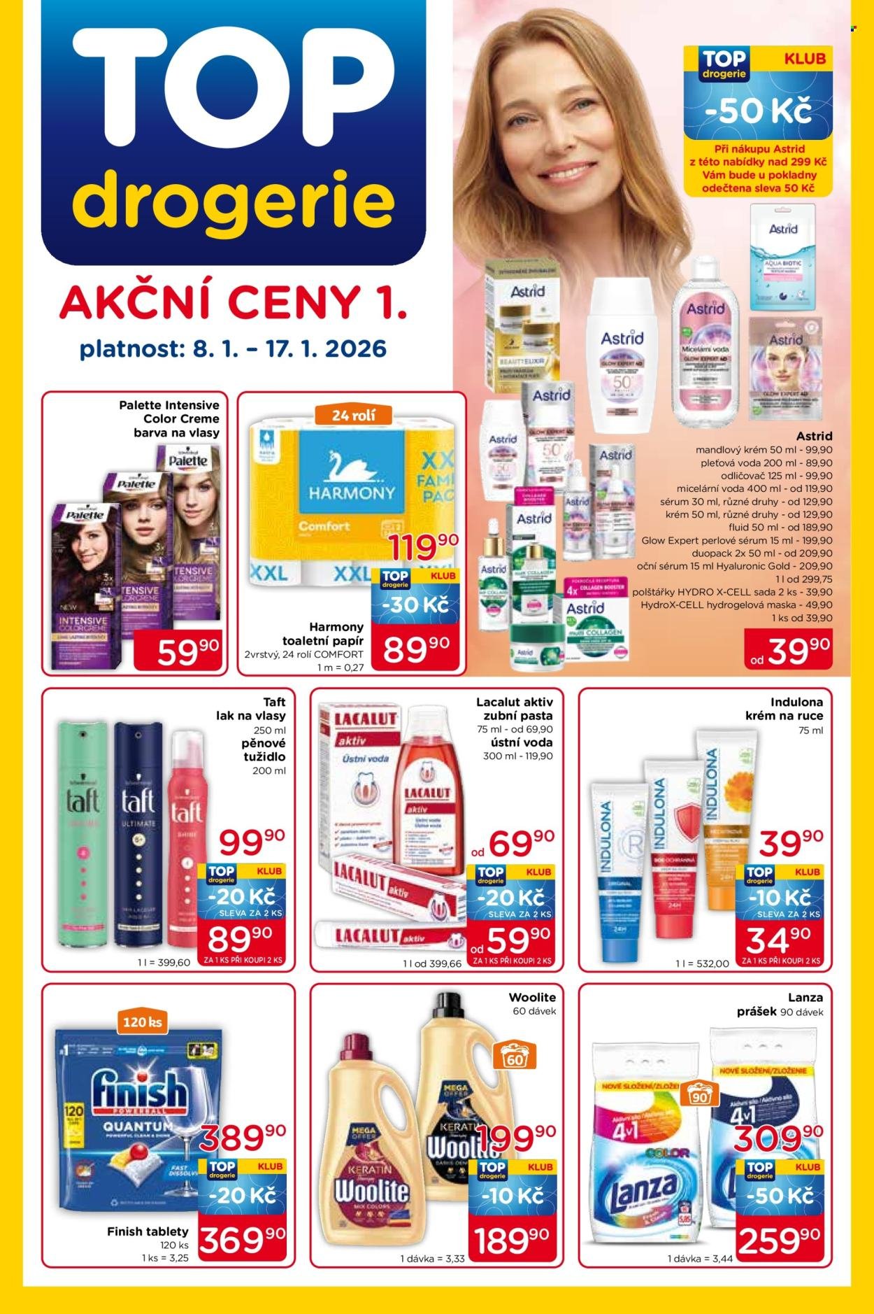TOP DROGERIE leták - Od čtvrtka 8.1.2026 (2026-01-08 - 2026-01-17)