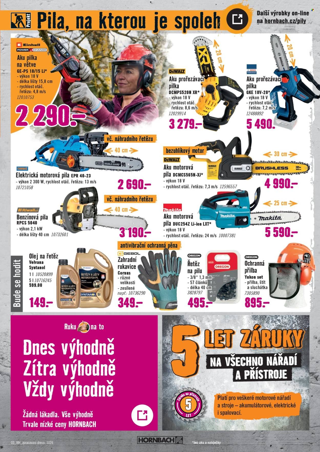 HORNBACH leták - Váš další projekt - Zpracování dřeva