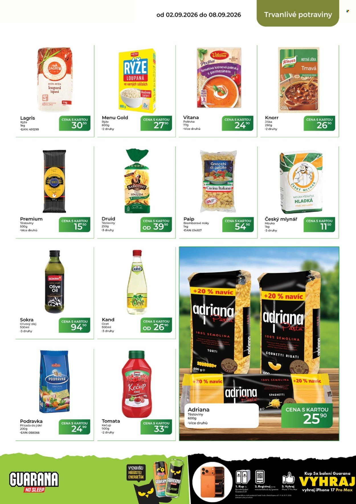 TAMDA FOODS leták - Od středy 2.9.2026