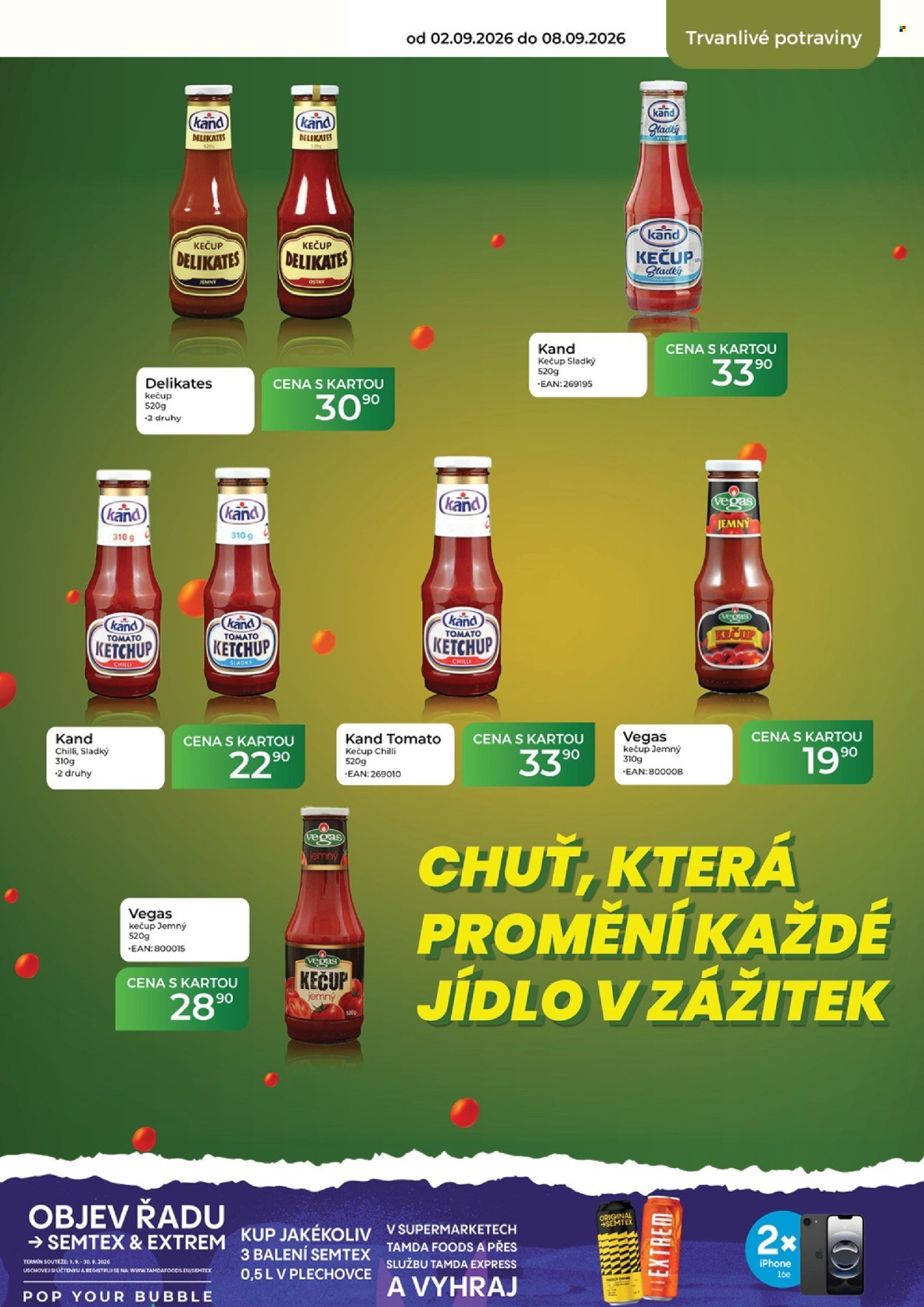 TAMDA FOODS leták - Od středy 2.9.2026