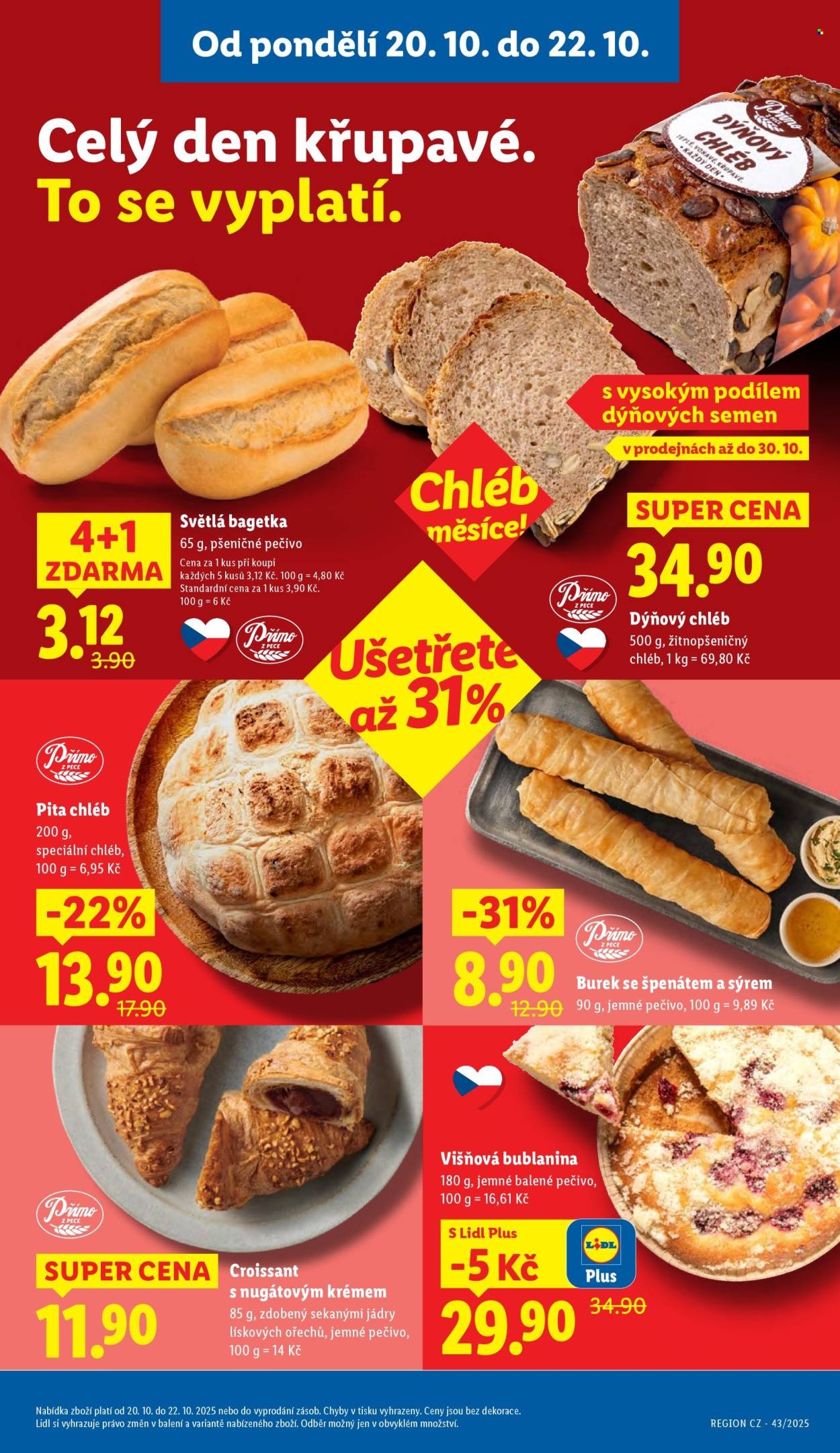 LIDL leták - Od pondělí 20.10.2025 (2025-10-20 - 2025-10-22)
