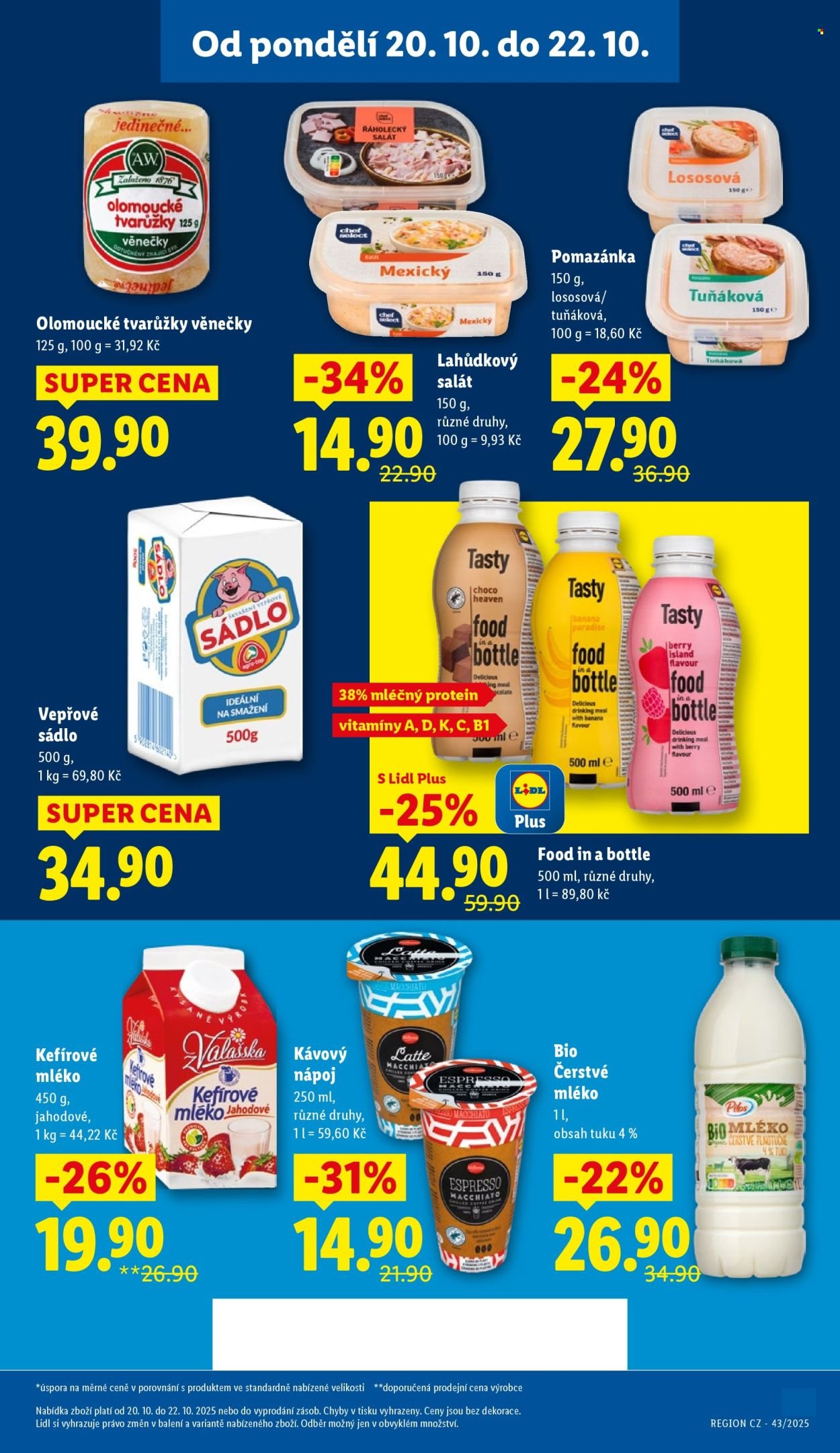 LIDL leták - Od pondělí 20.10.2025 (2025-10-20 - 2025-10-22)