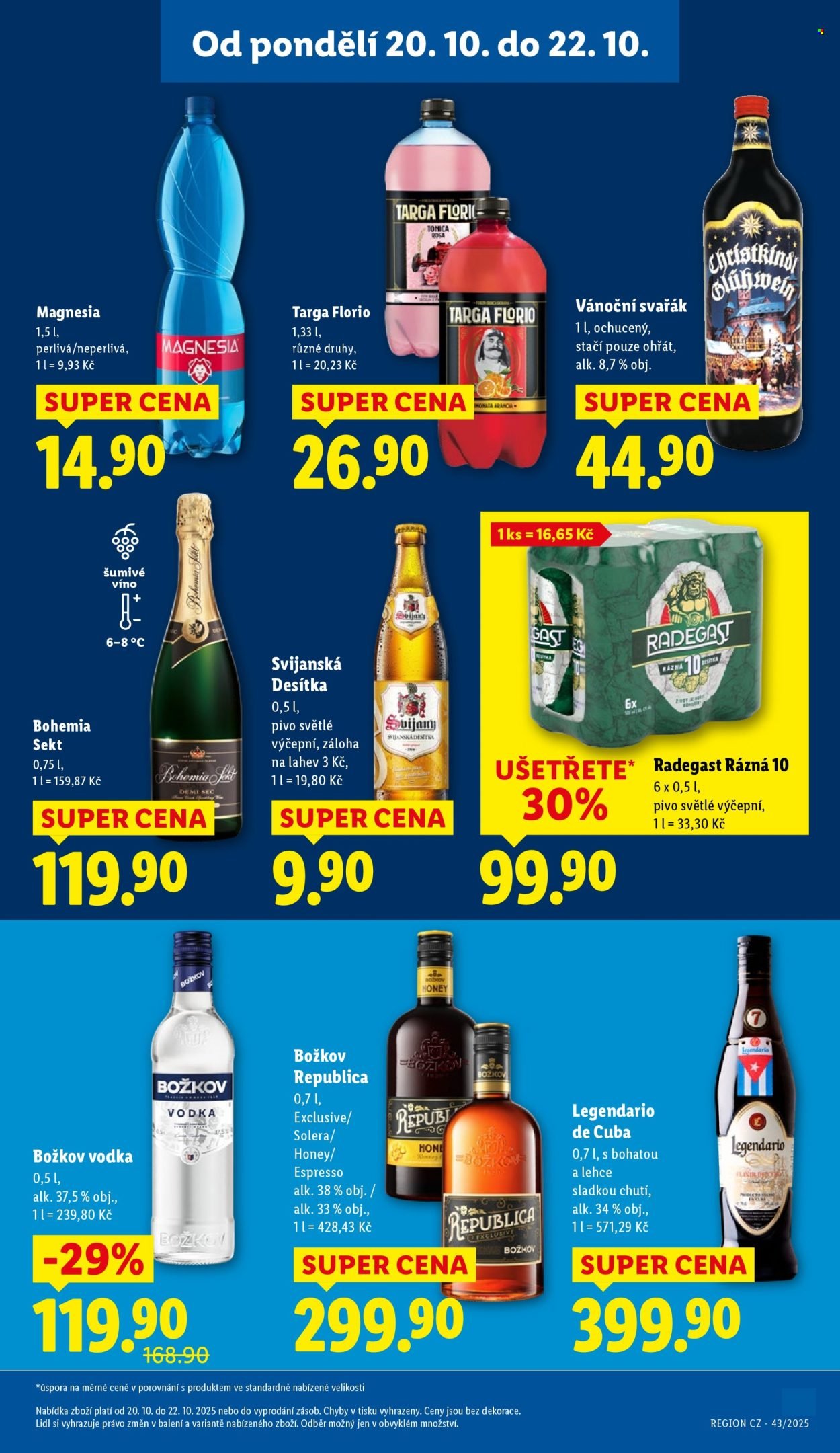 LIDL leták - Od pondělí 20.10.2025 (2025-10-20 - 2025-10-22)