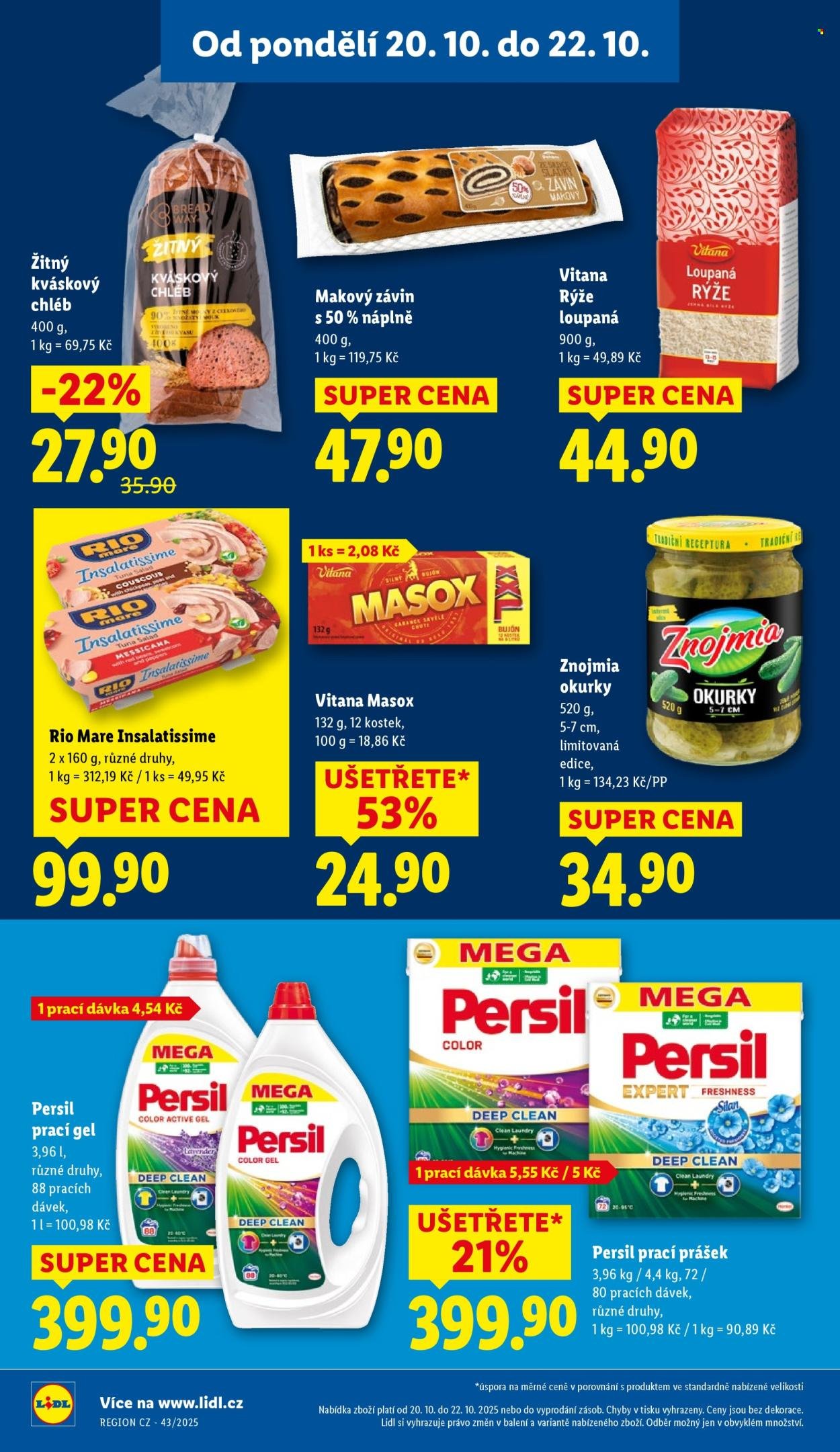 LIDL leták - Od pondělí 20.10.2025 (2025-10-20 - 2025-10-22)