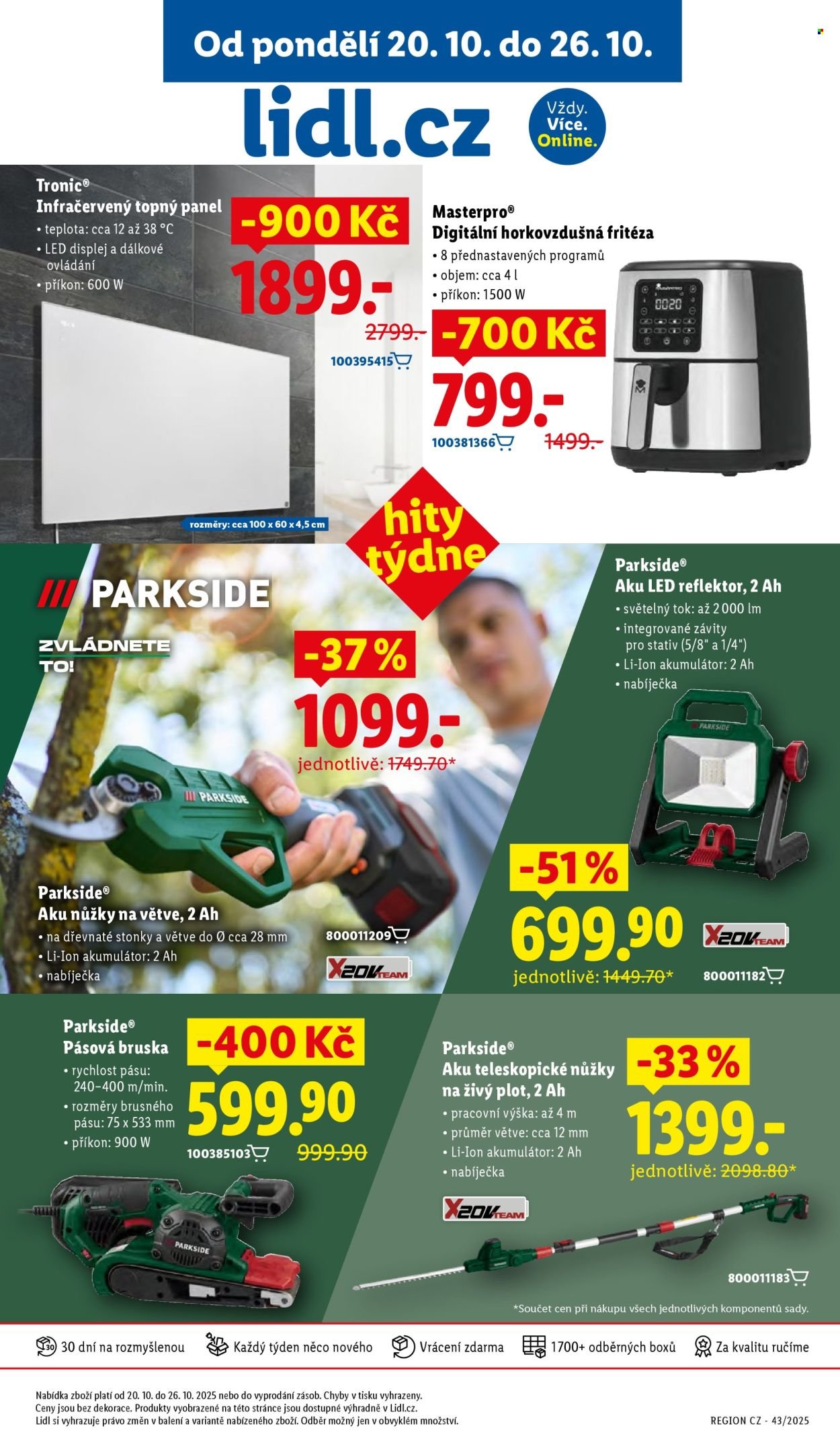 LIDL leták - Od pondělí 20.10.2025 (2025-10-20 - 2025-10-22)