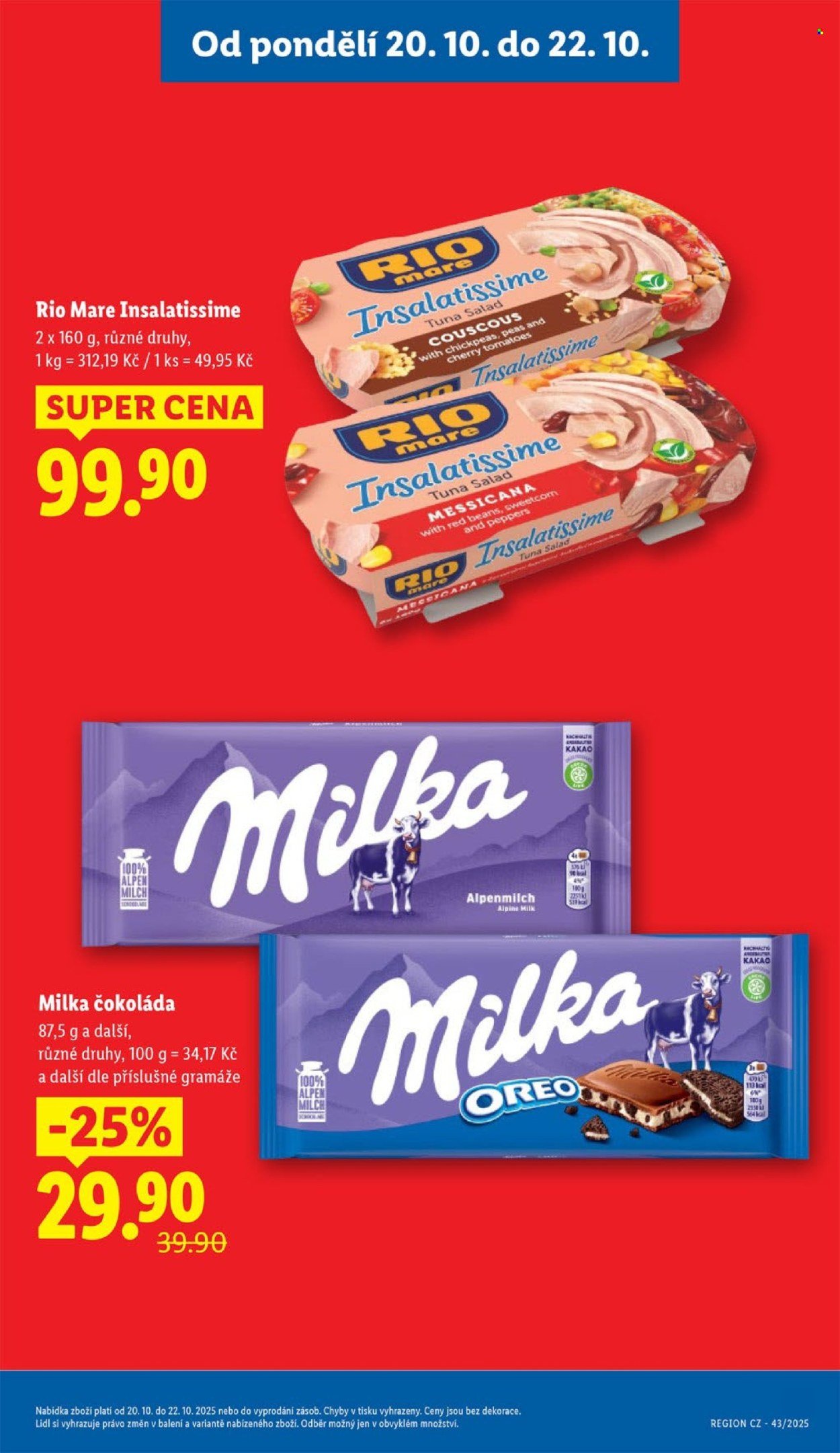 LIDL leták - Od pondělí 20.10.2025 (2025-10-20 - 2025-10-22)