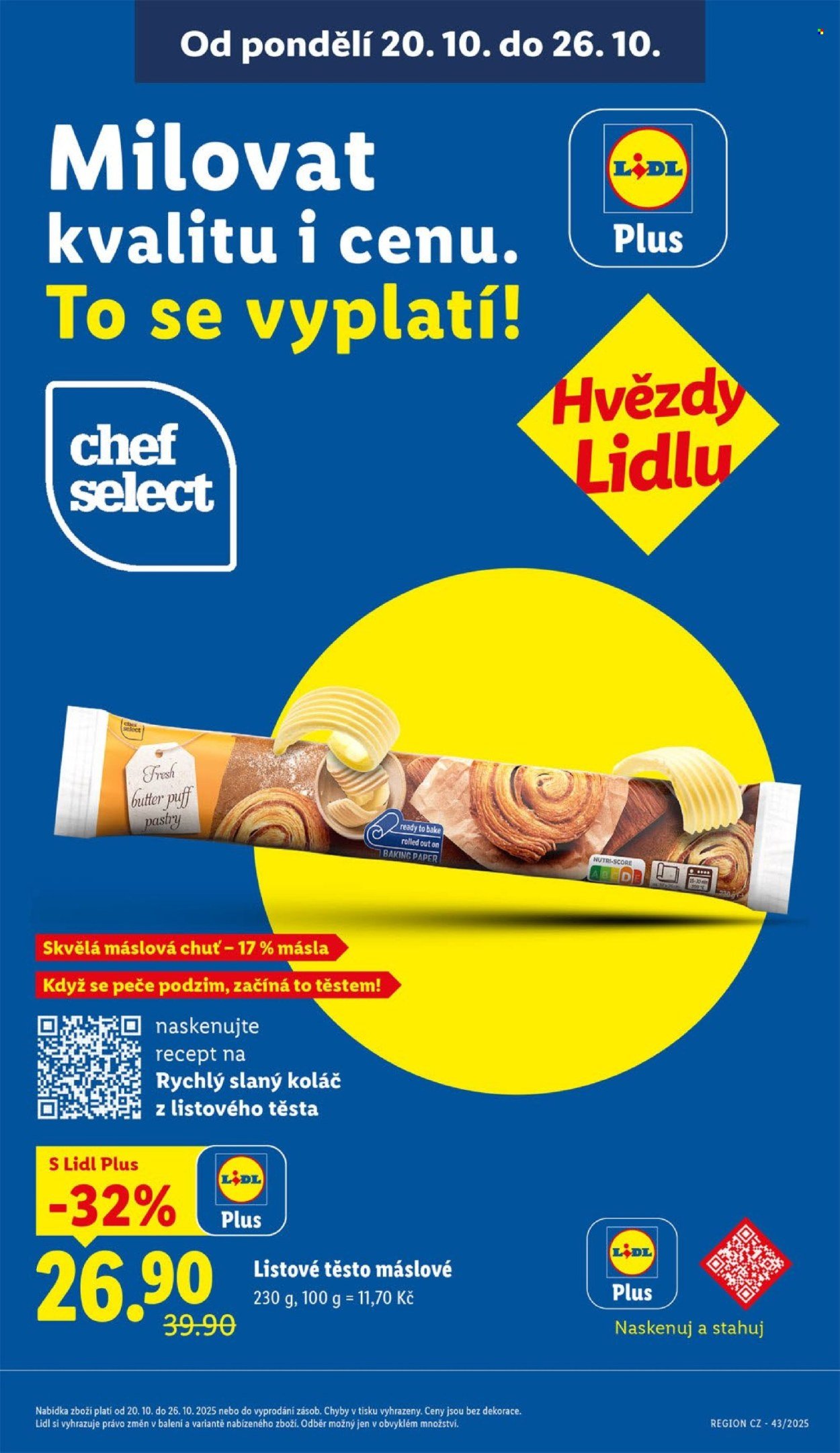 LIDL leták - Od pondělí 20.10.2025 (2025-10-20 - 2025-10-22)