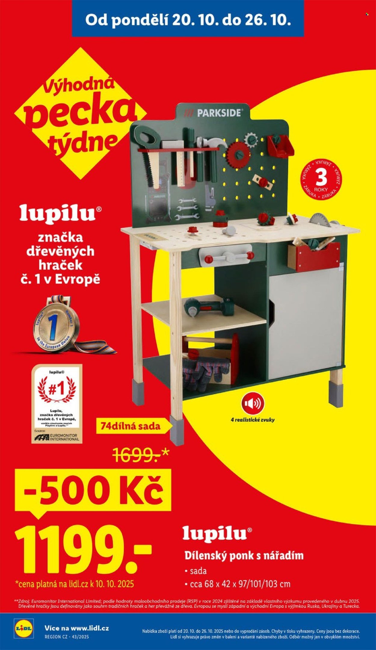 LIDL leták - Od pondělí 20.10.2025 (2025-10-20 - 2025-10-22)