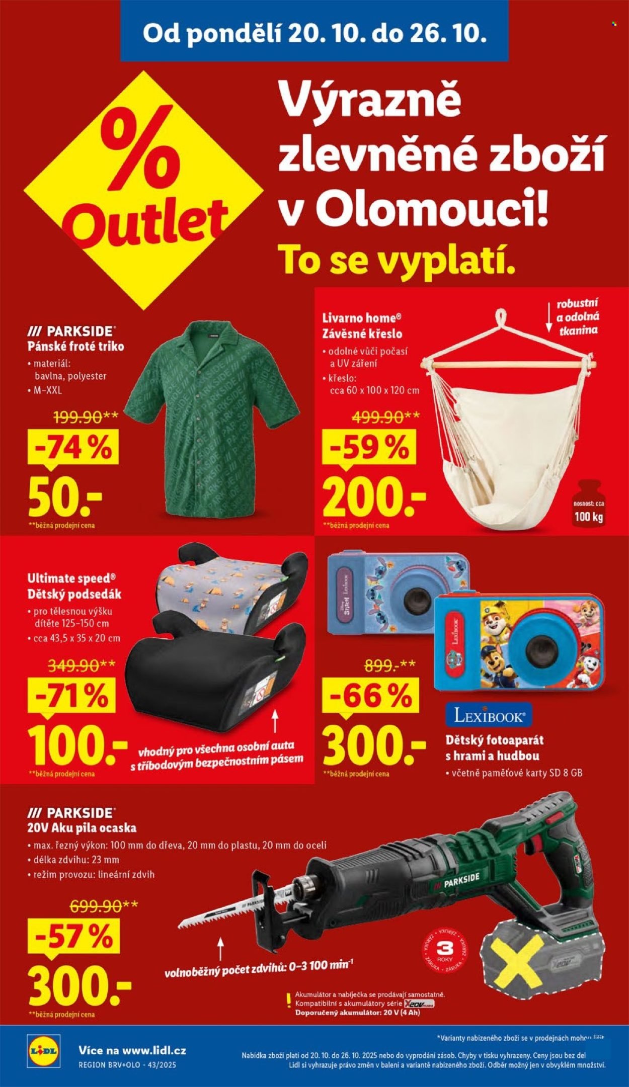 LIDL leták - Od pondělí 20.10.2025 (2025-10-20 - 2025-10-22)