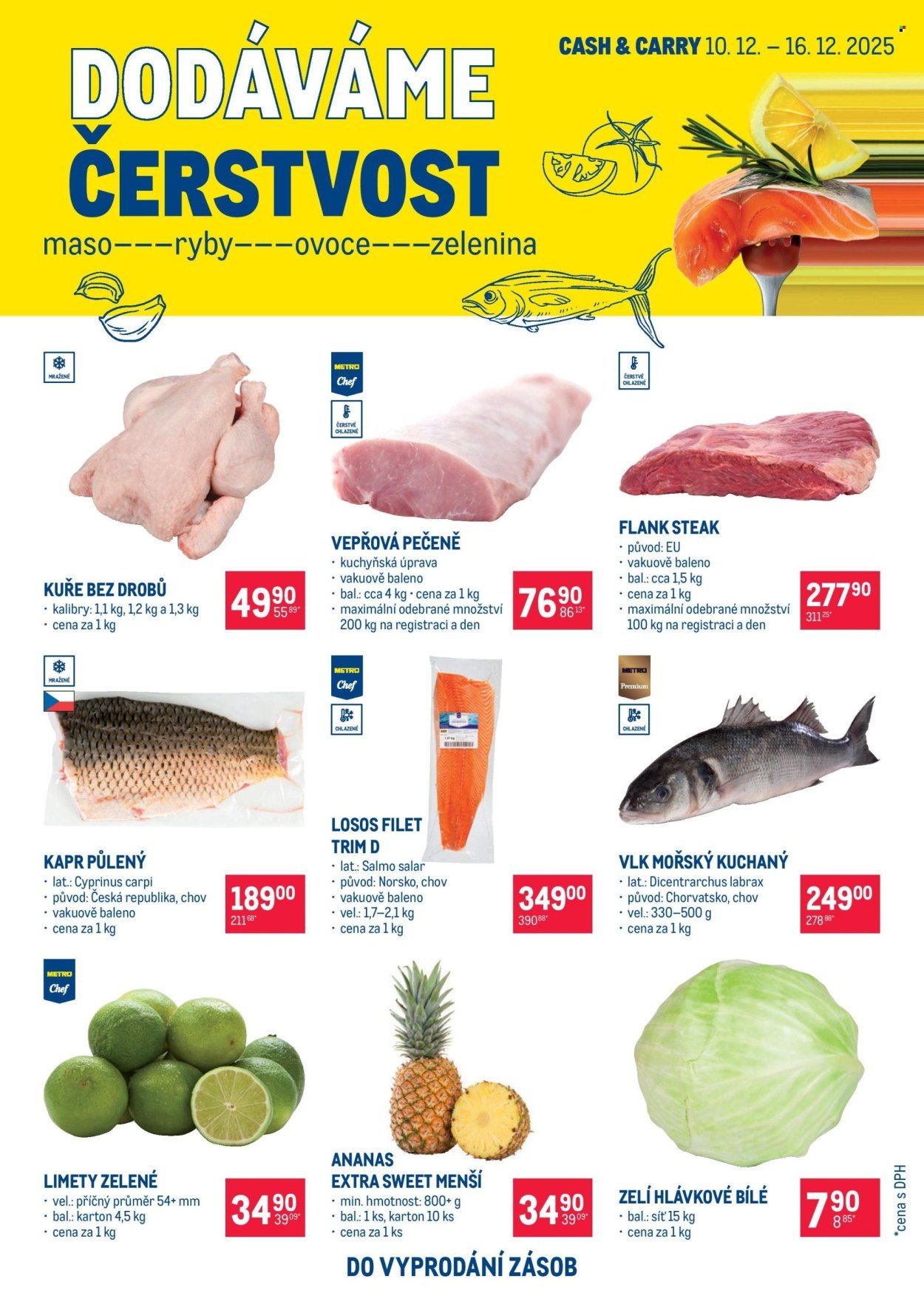 MAKRO leták - Dodáváme čerstvost (2025-12-10 - 2025-12-16)