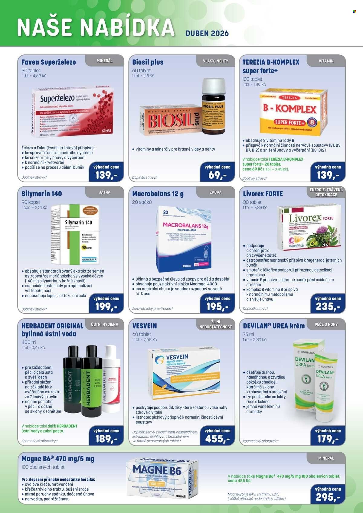 PHARMAPOINT leták - Naše nabídka (2026-04-01 - 2026-04-30)