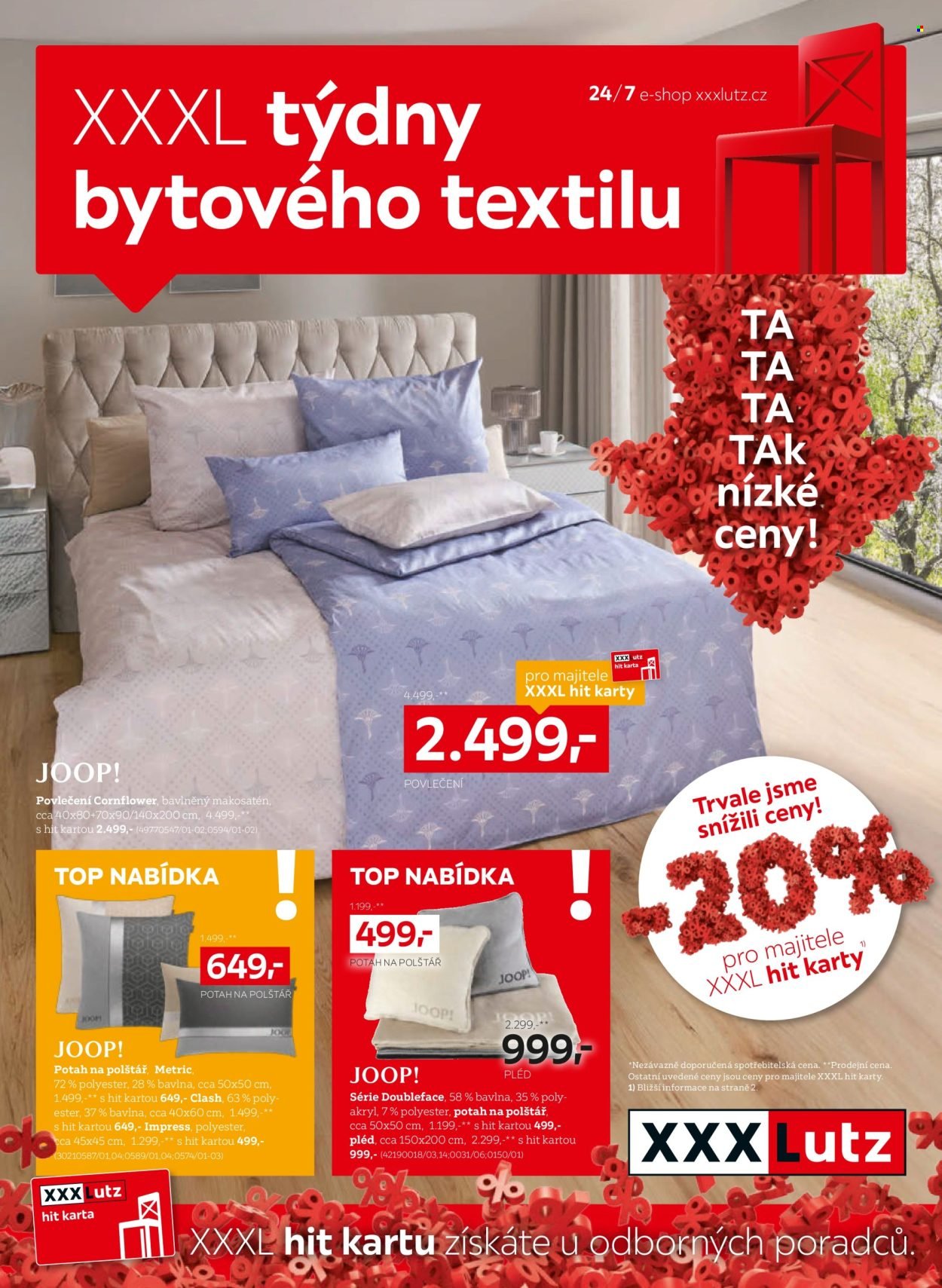 XXXLUTZ leták - Týdny bytového textilu