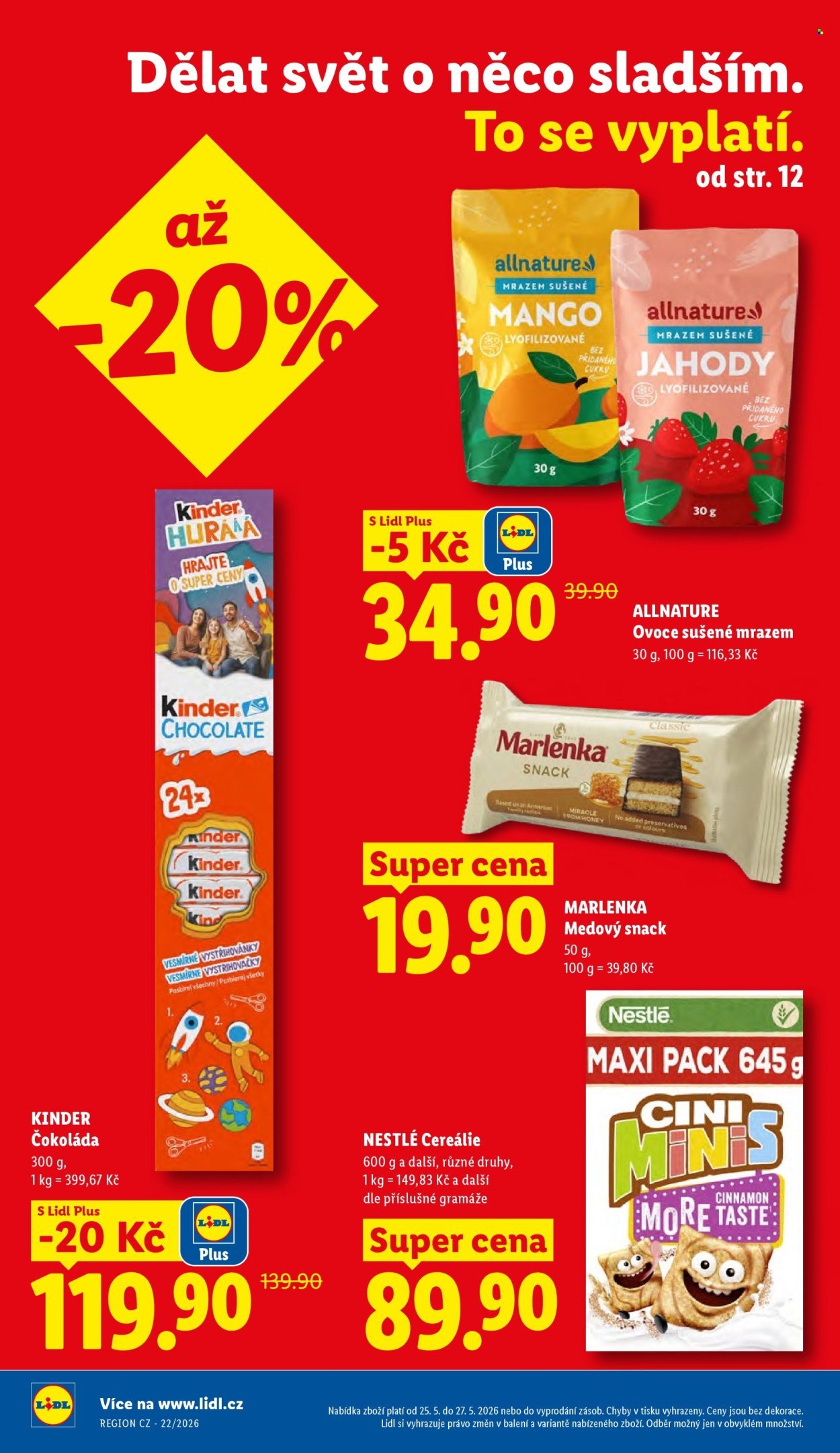 LIDL leták - Od pondělí 25.5.2026 (2026-05-25 - 2026-05-27)