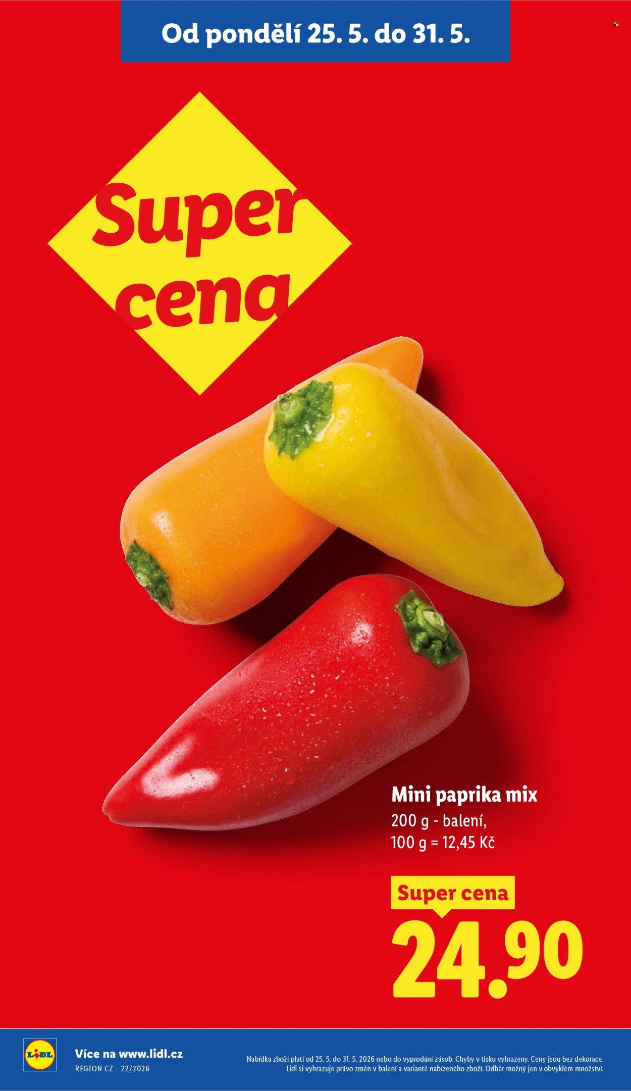 LIDL leták - Od pondělí 25.5.2026 (2026-05-25 - 2026-05-27)
