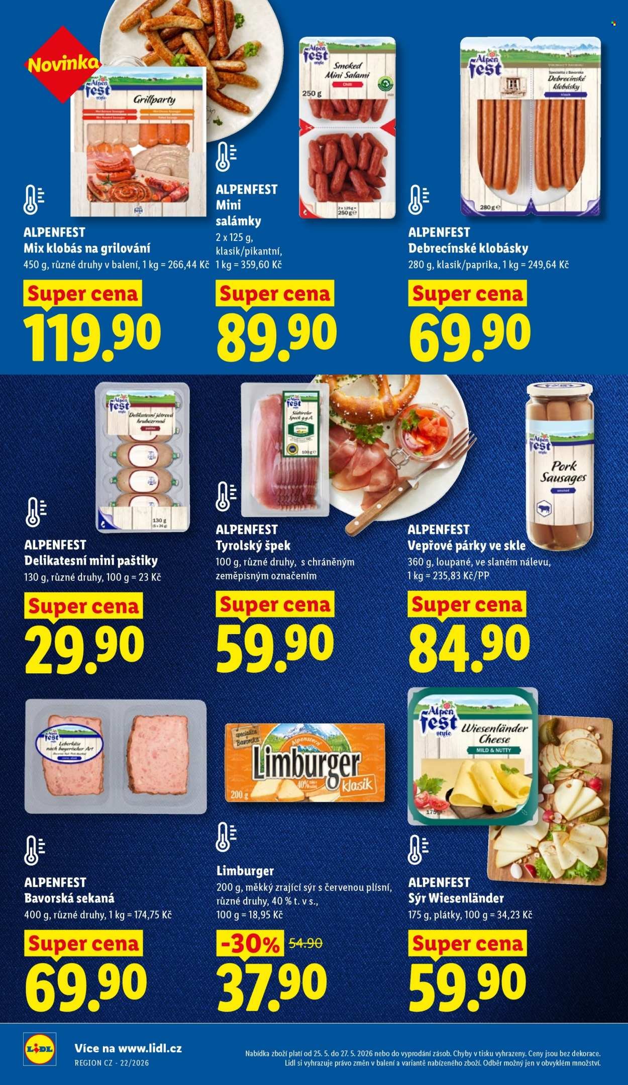 LIDL leták - Od pondělí 25.5.2026 (2026-05-25 - 2026-05-27)