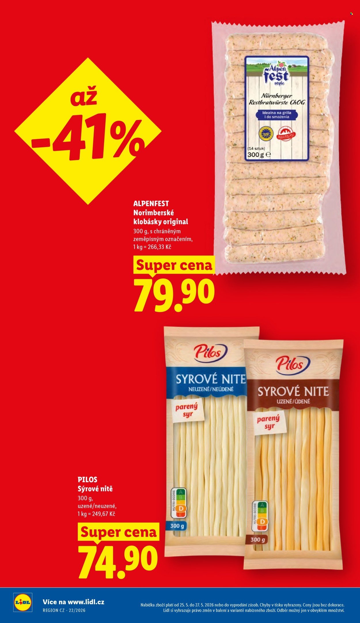 LIDL leták - Od pondělí 25.5.2026 (2026-05-25 - 2026-05-27)